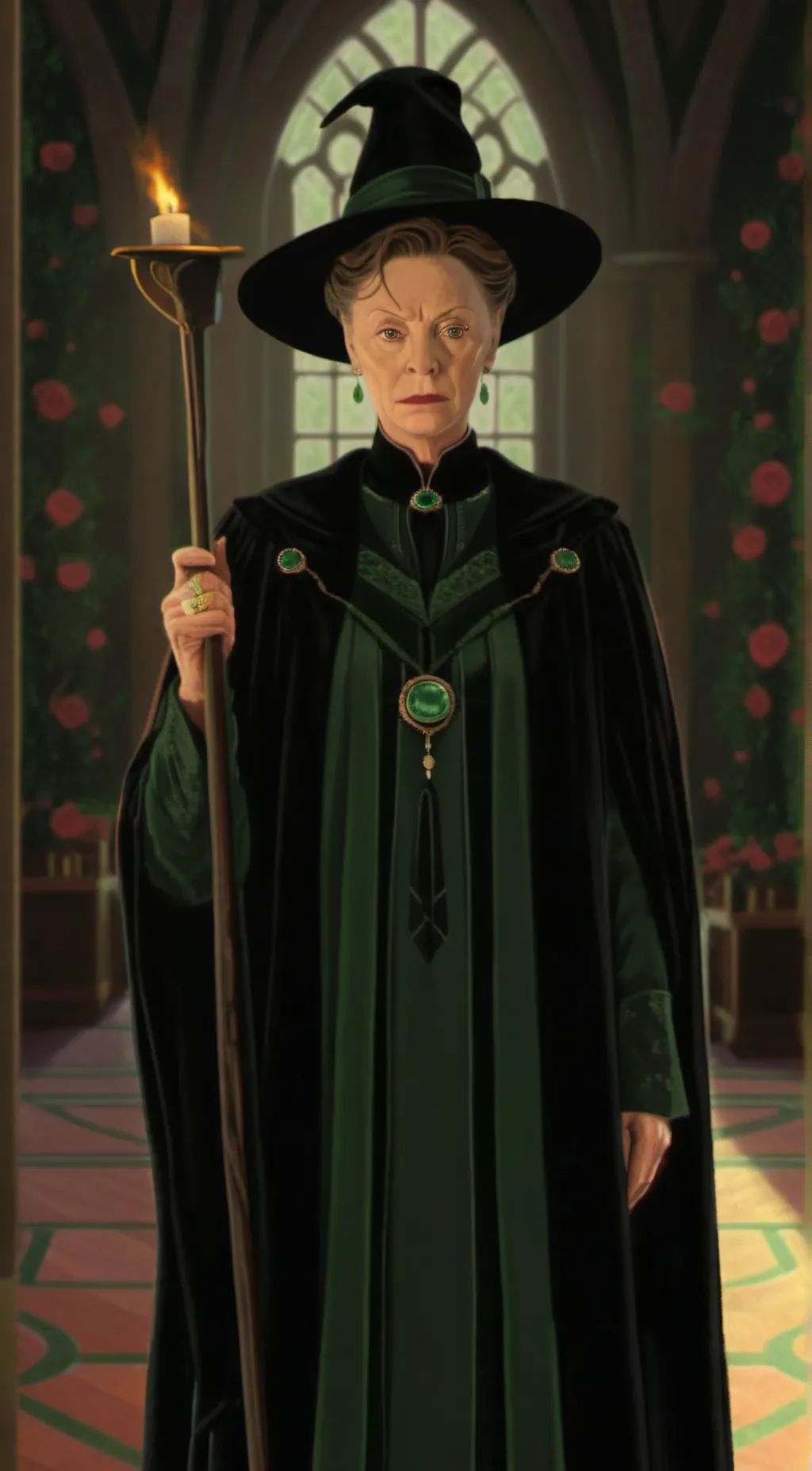 ai character: Minerva McGonagall background