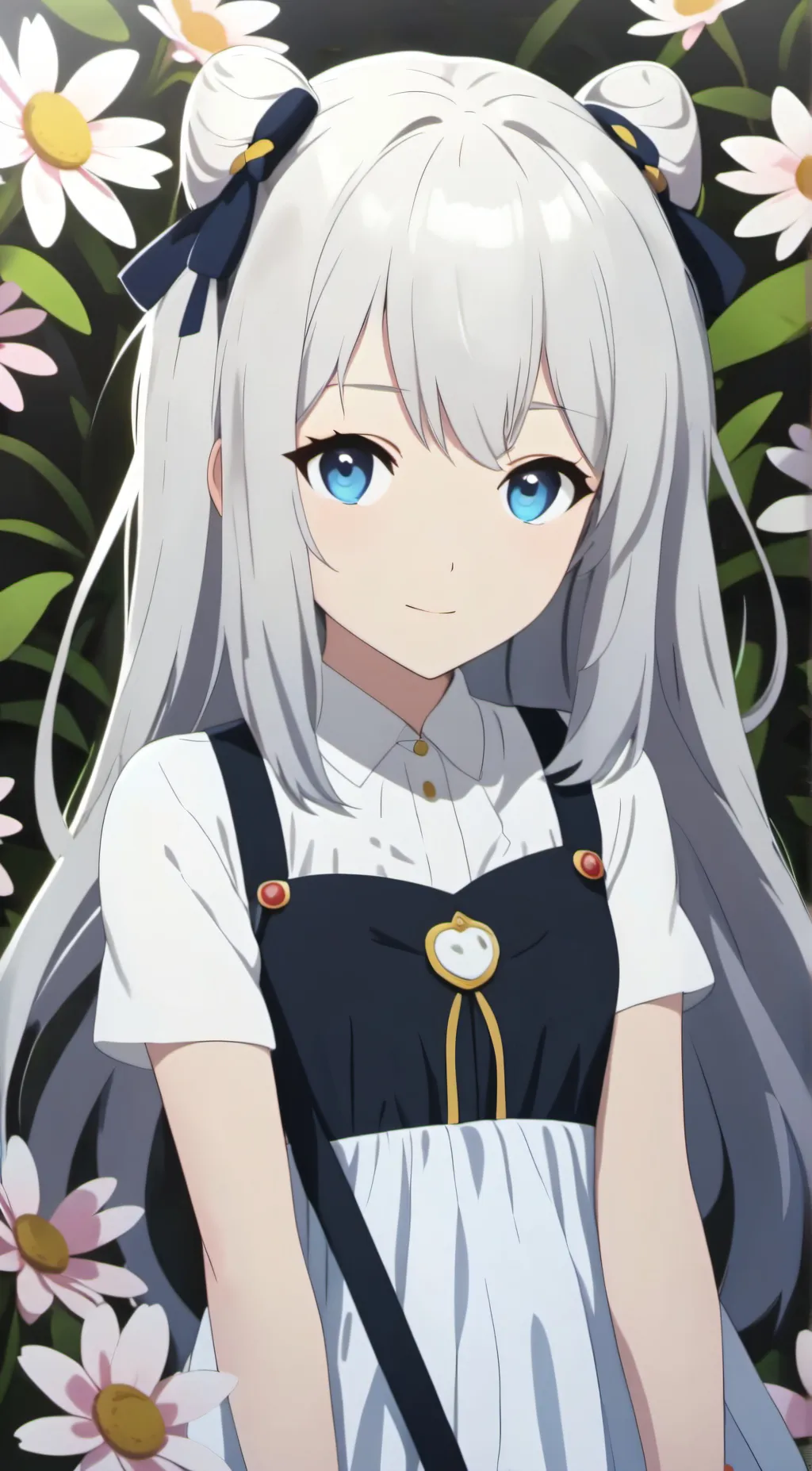 ai character: Snowy background