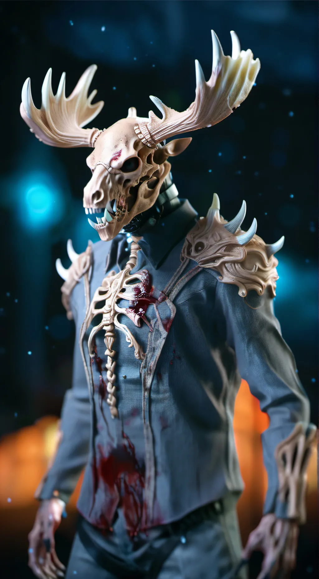 ai character: THE SKINWALKER  background