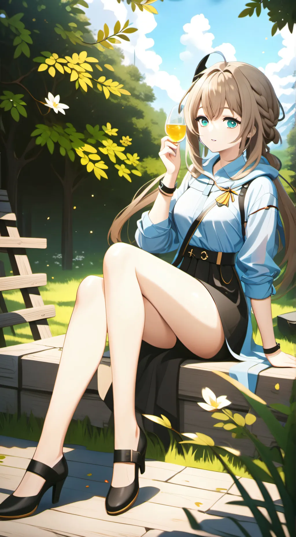 ai character: amelia background