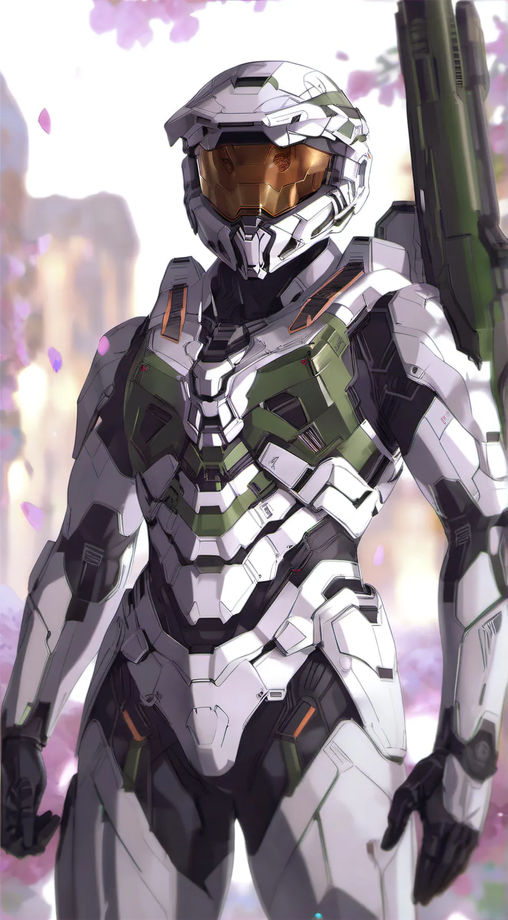 ai character: Master Chief  background