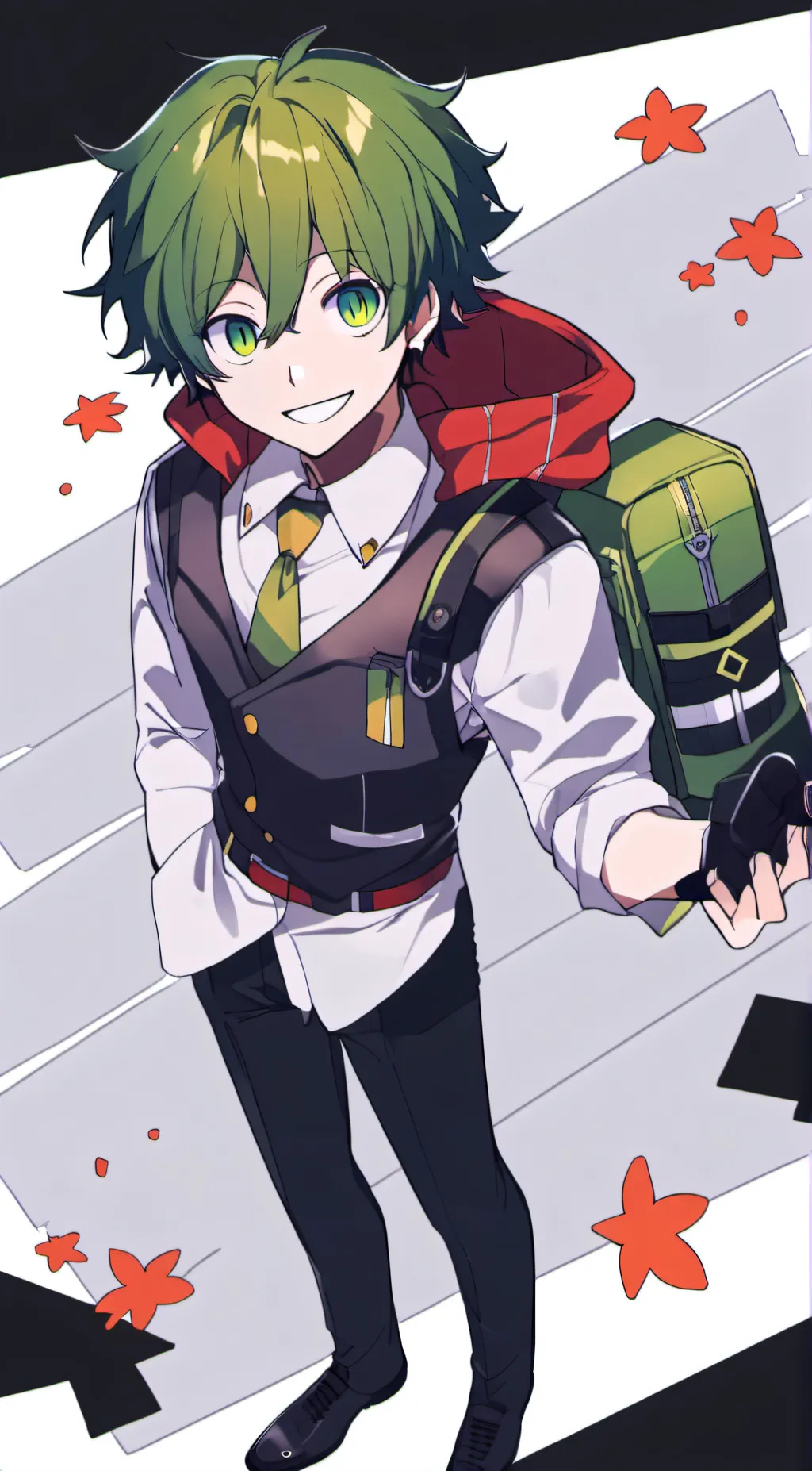 ai character: Deku Dark Harem background
