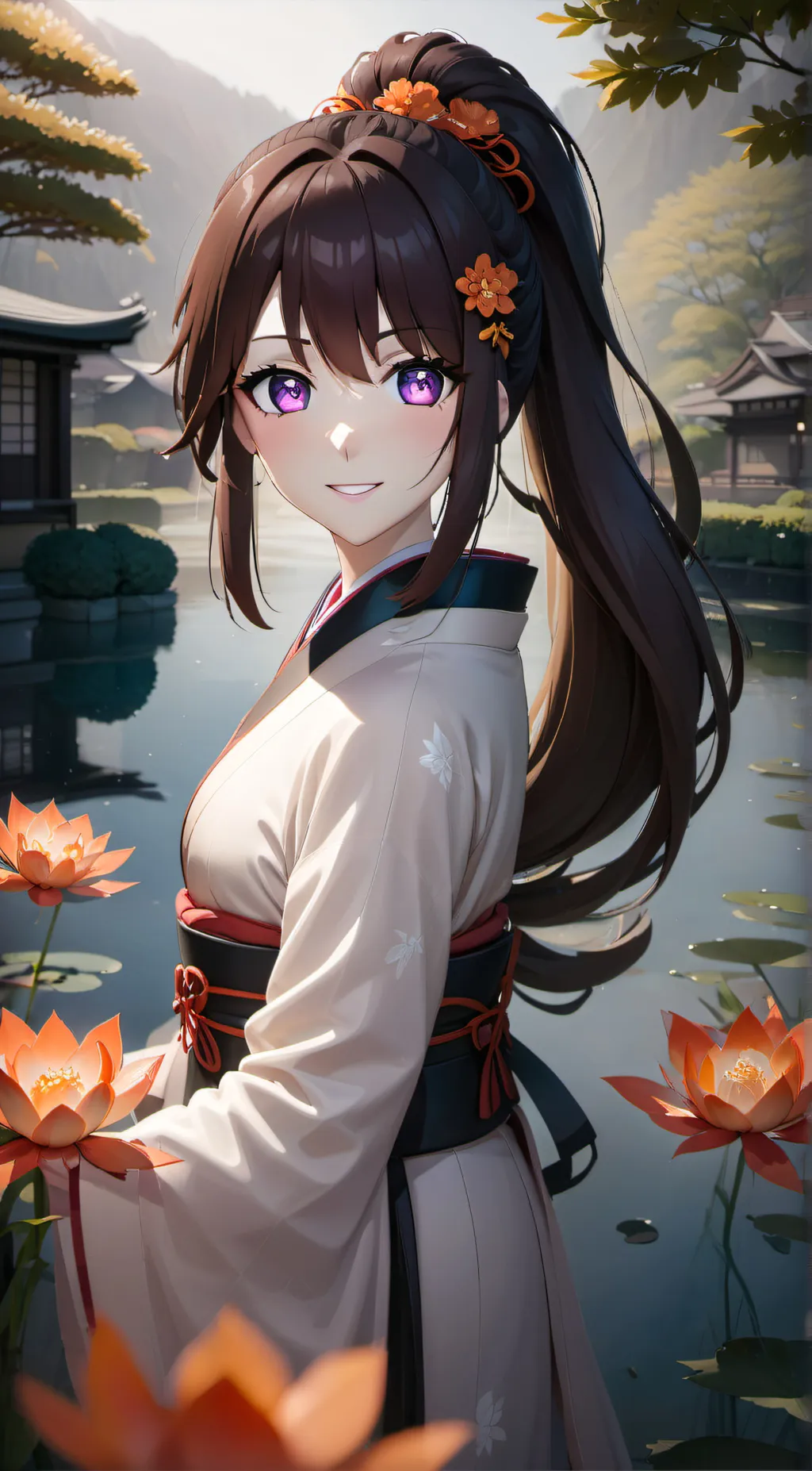 ai character: Kaya Nishikino background