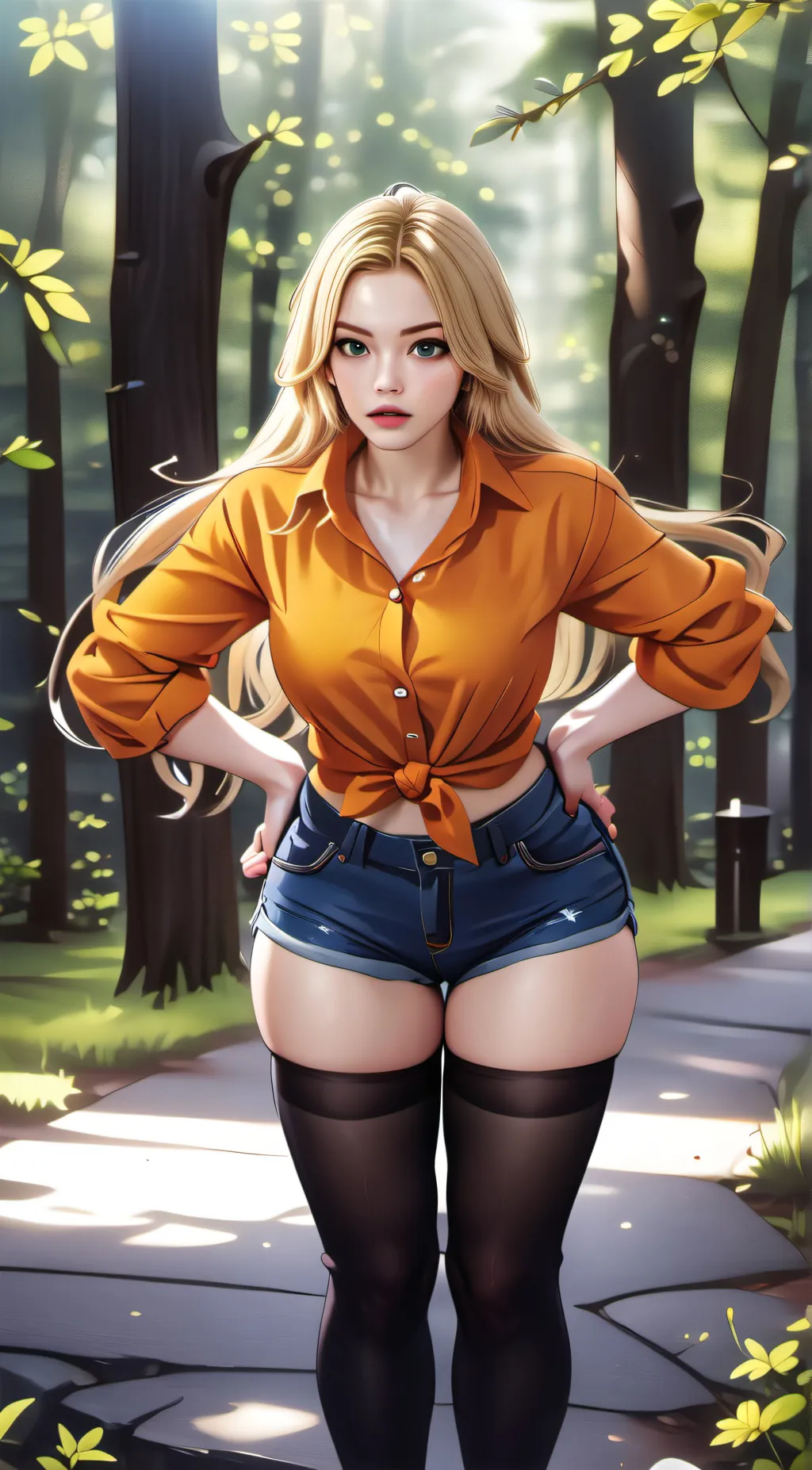 ai character: Kaitlyn  background