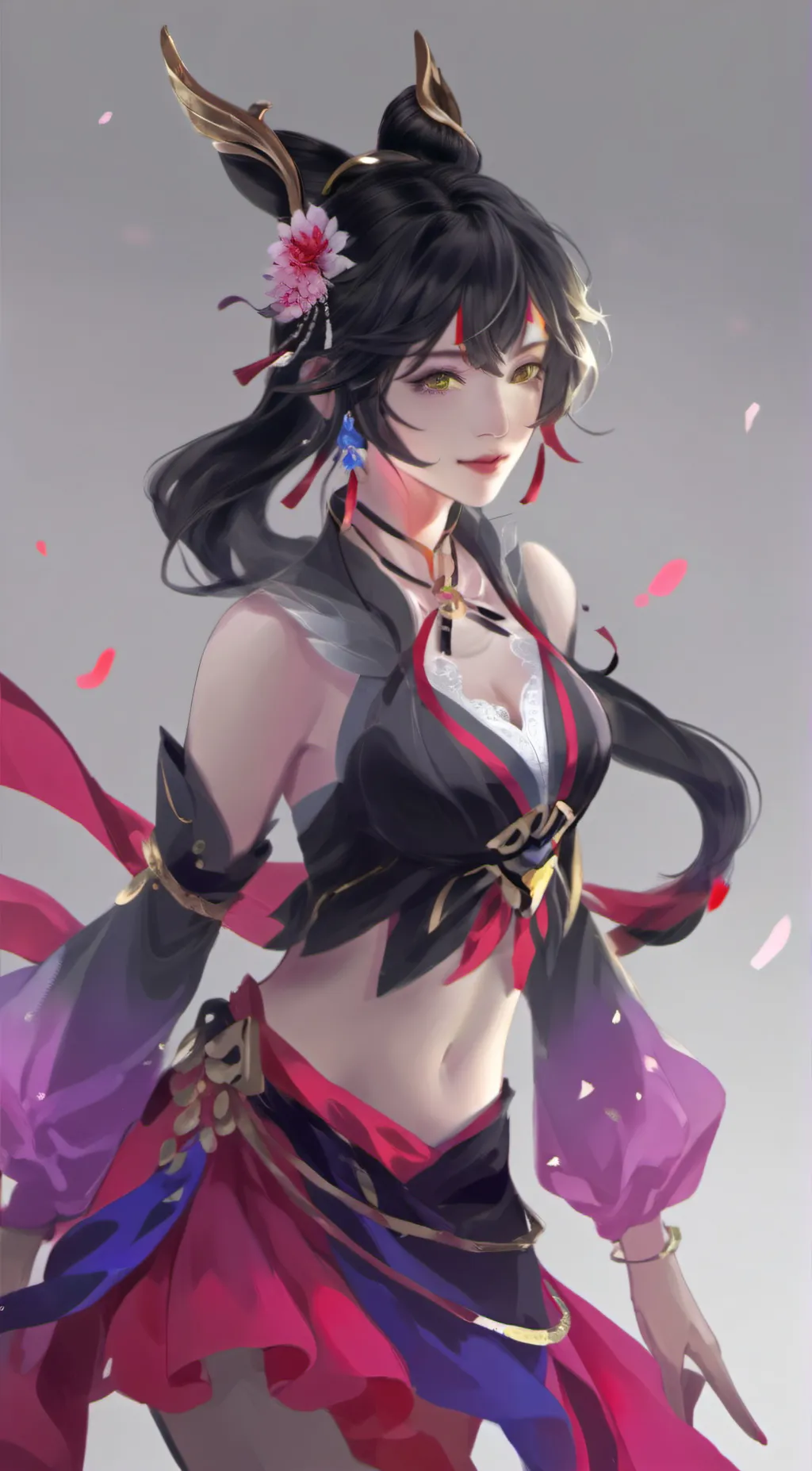 ai character: Serena Flower 🌺 background