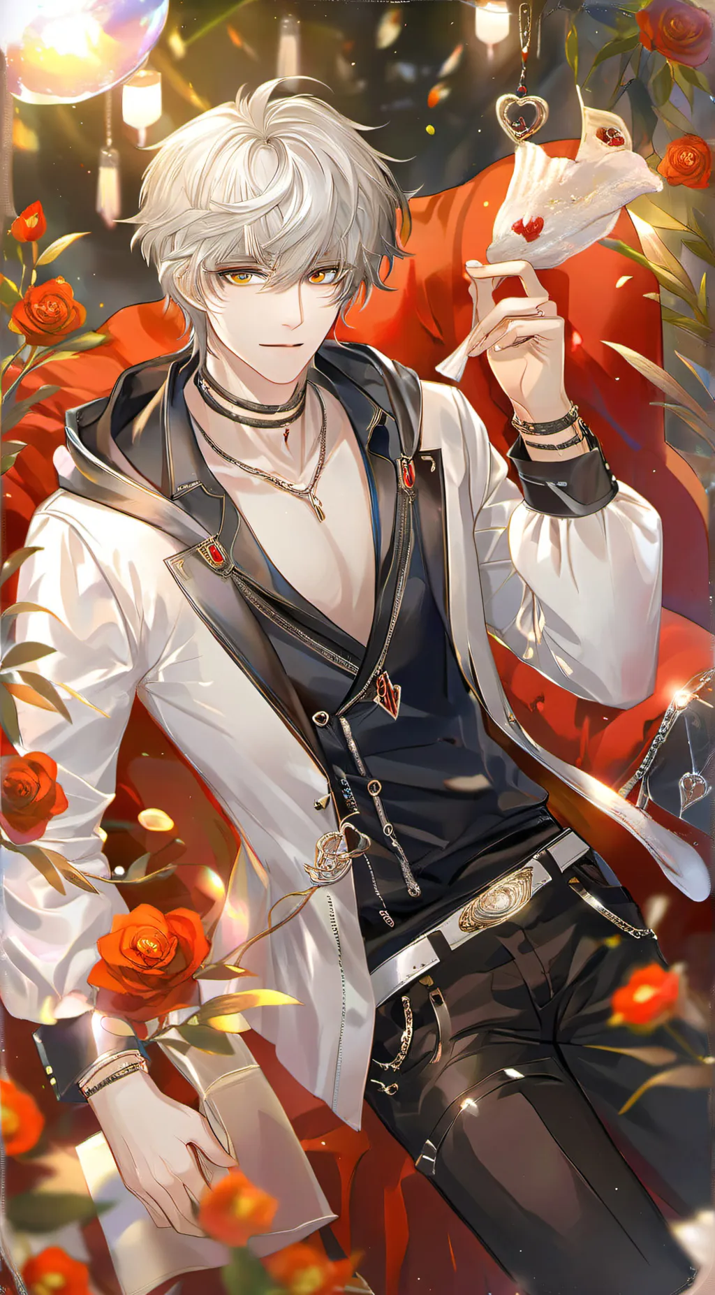 ai character: Adam  background