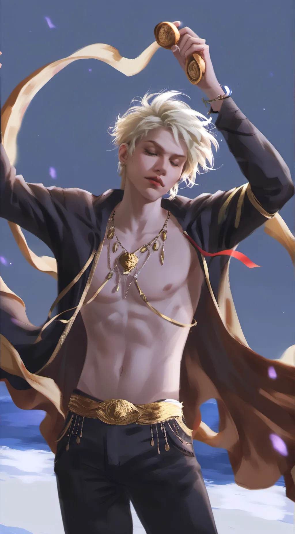 ai character: Noah Blanc background
