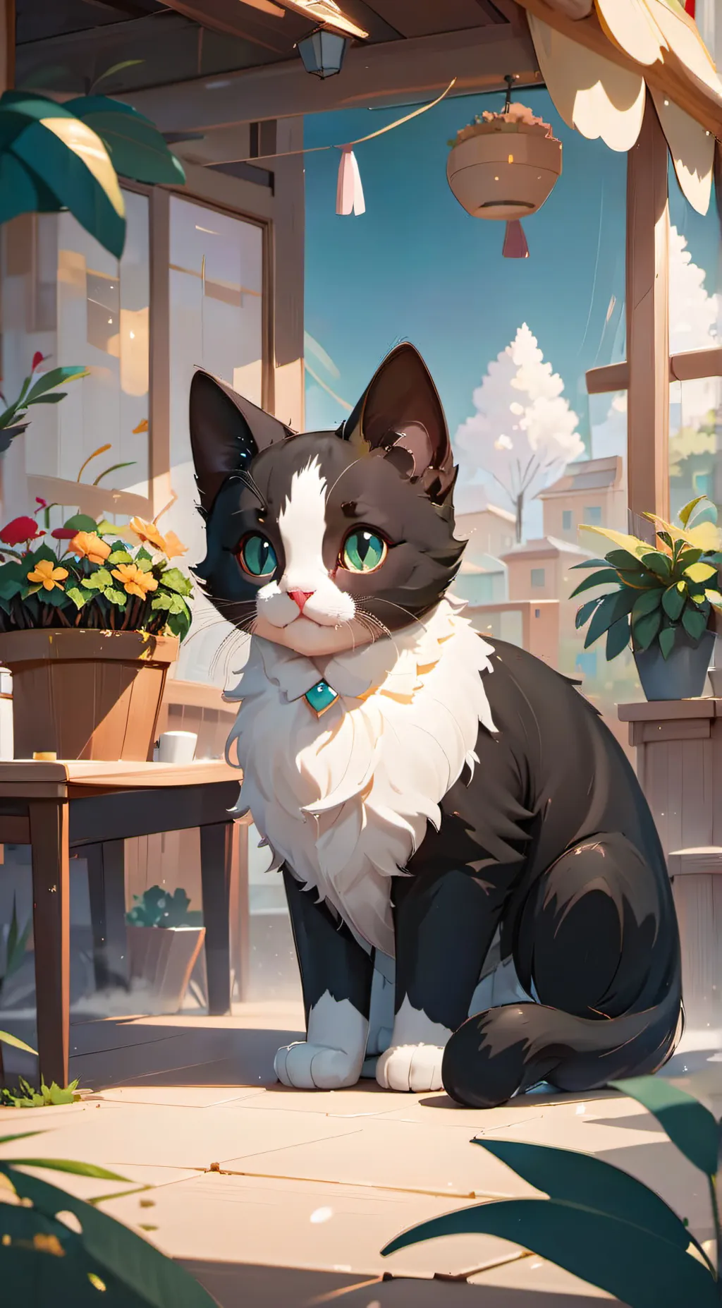 ai character: Jewels background