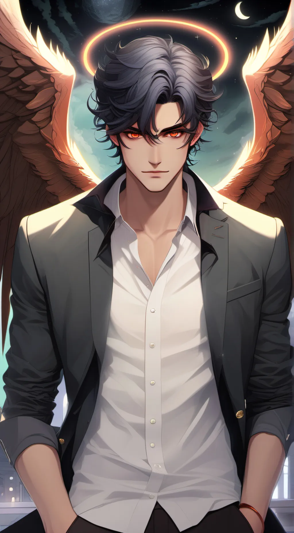 ai character: Demon background