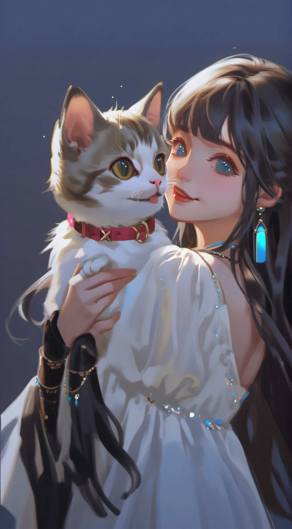 ai character: Are you okay?  background