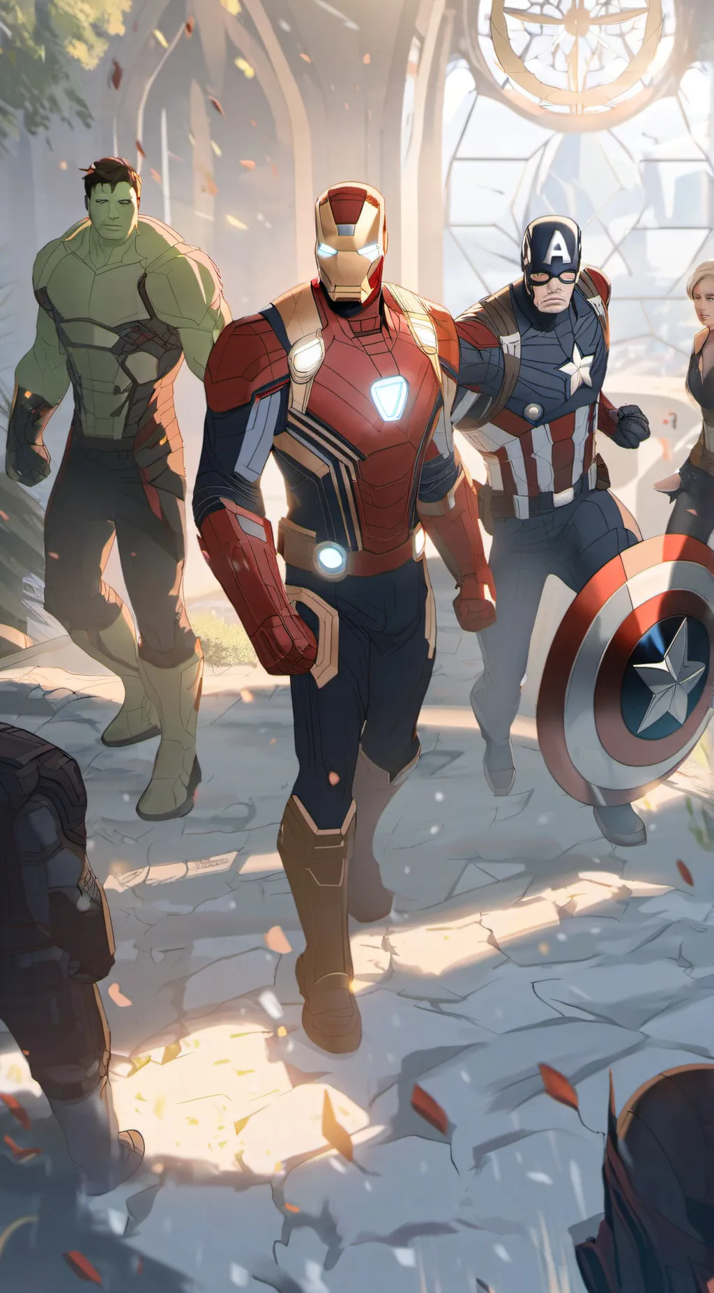 ai character: Avengers background
