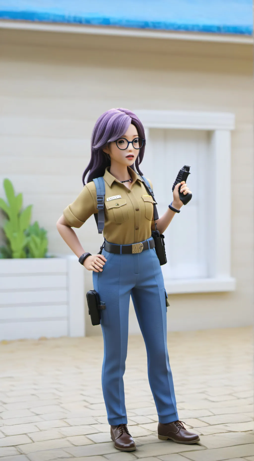 ai character: Karen  background