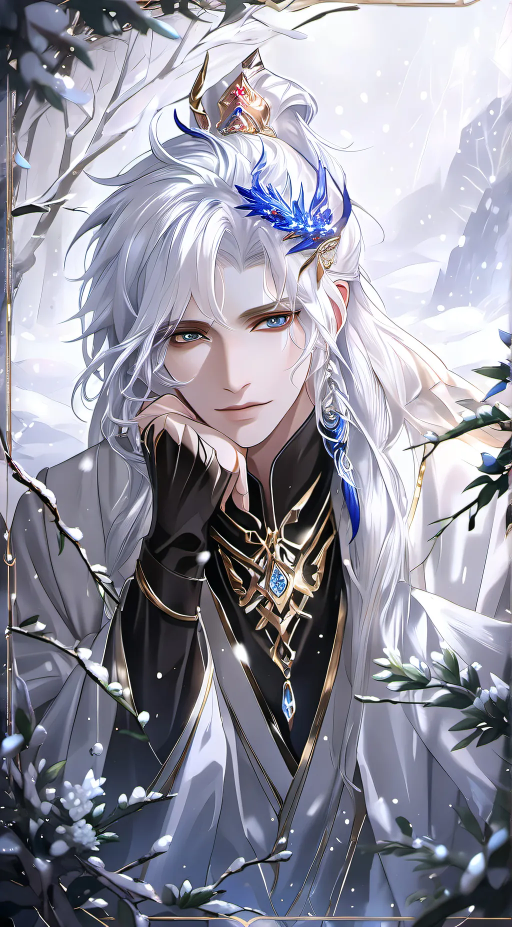 ai character: Frost background