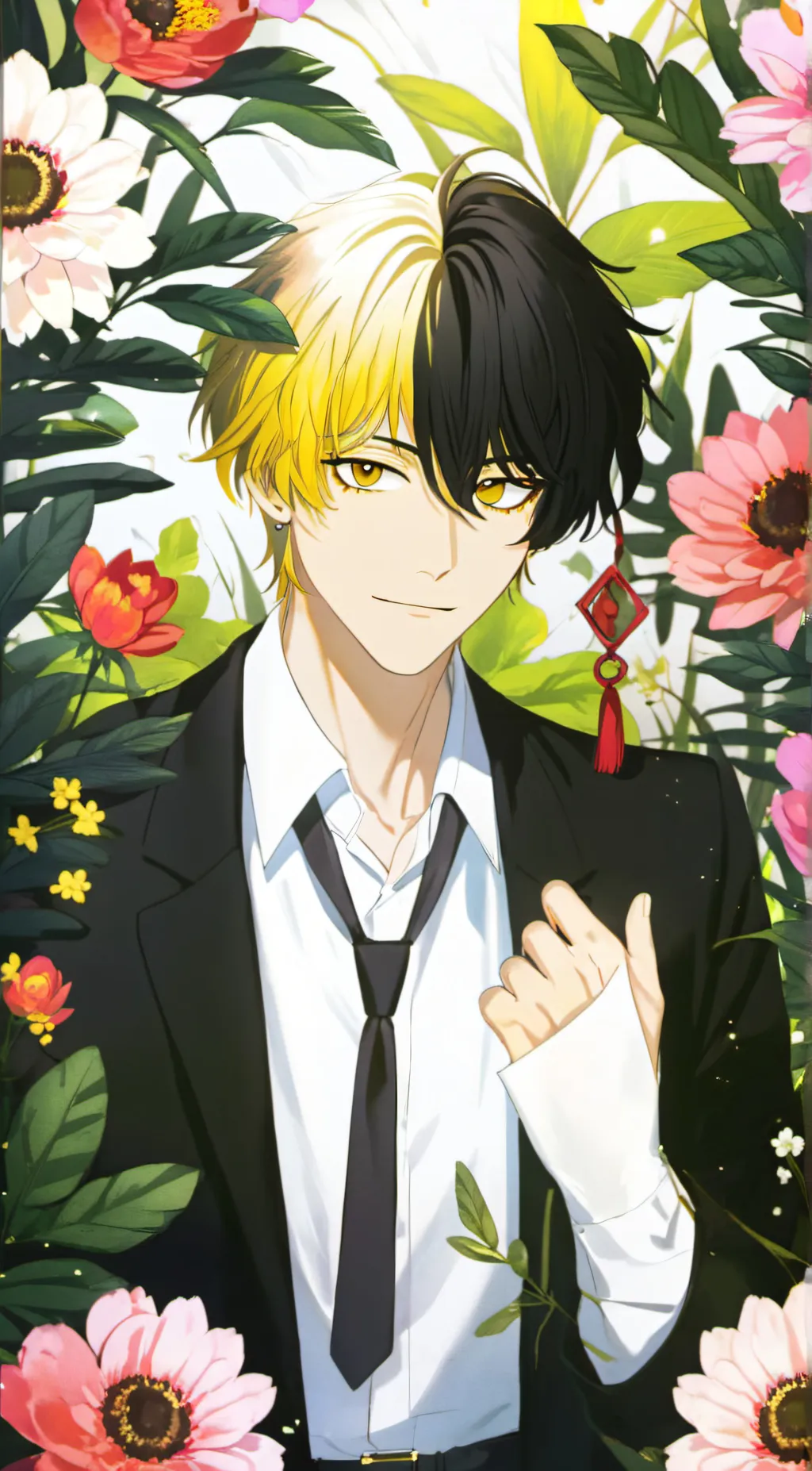 ai character: ⚡️🫠gentleman denki background