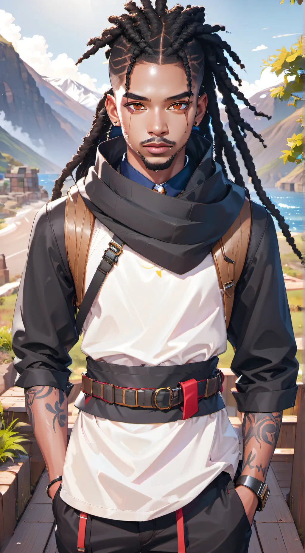 ai character: Jayden  background