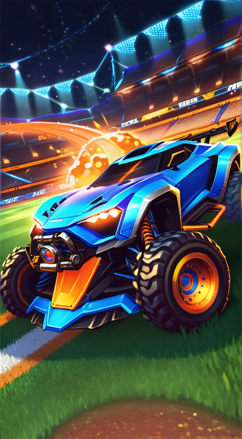 ai character: Rocket League  background