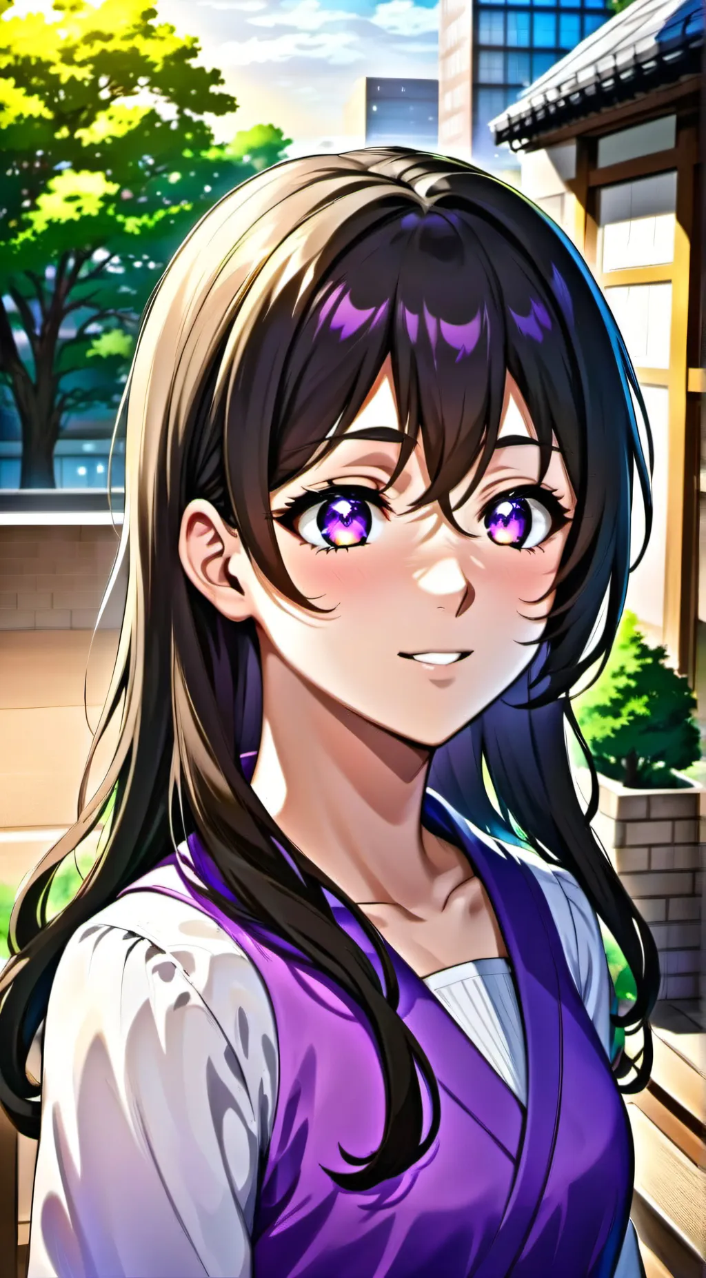 ai character: Akari Takahashi background