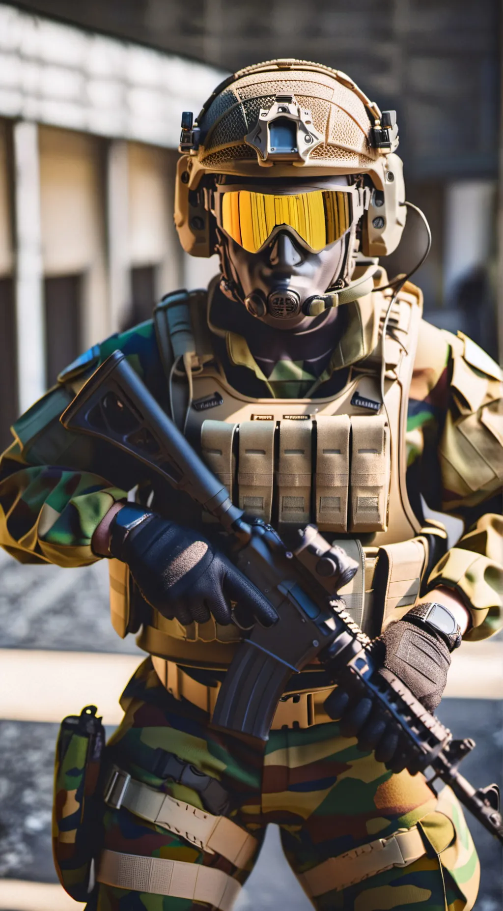 ai character: army rangers background