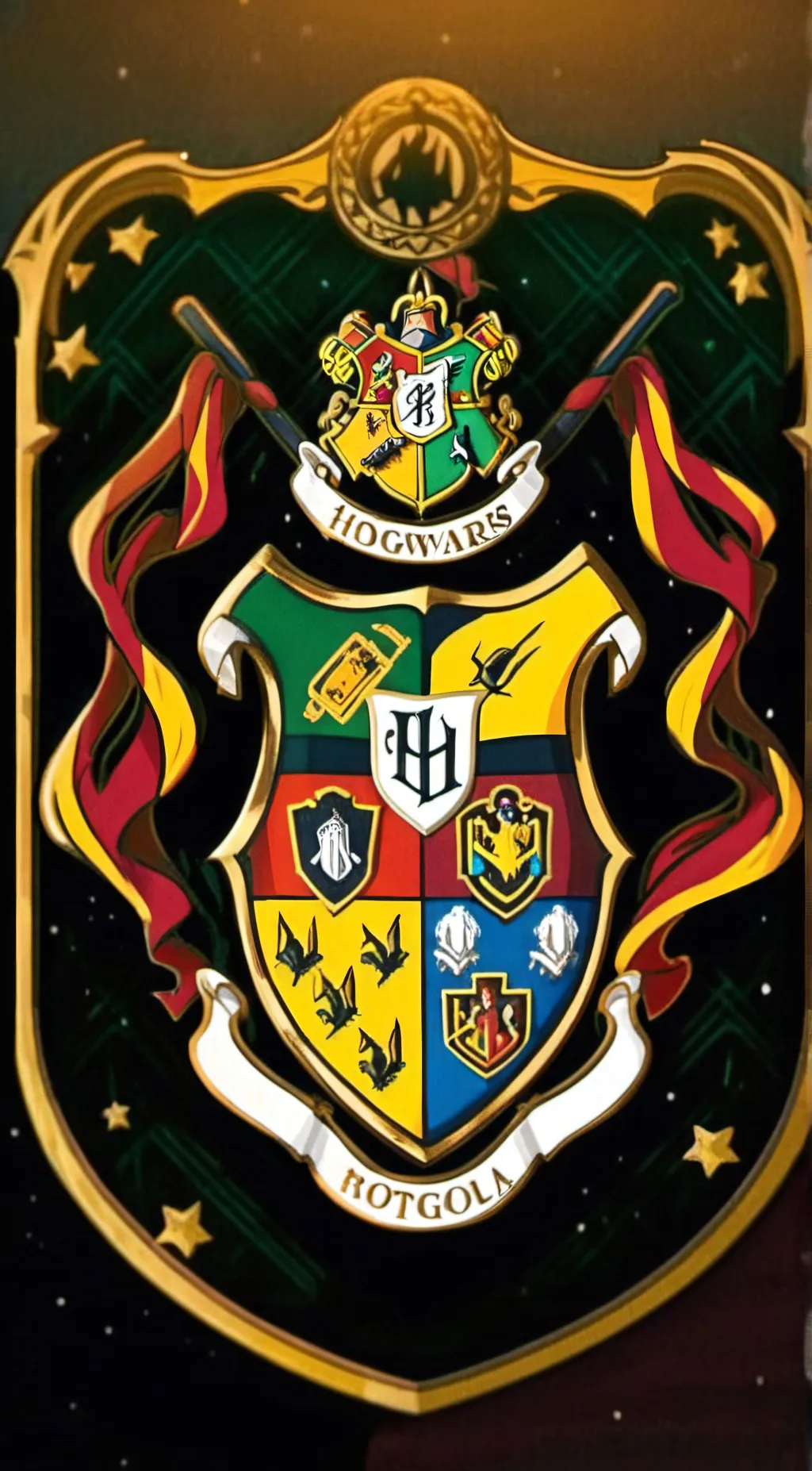 ai character: Hogwarts  background