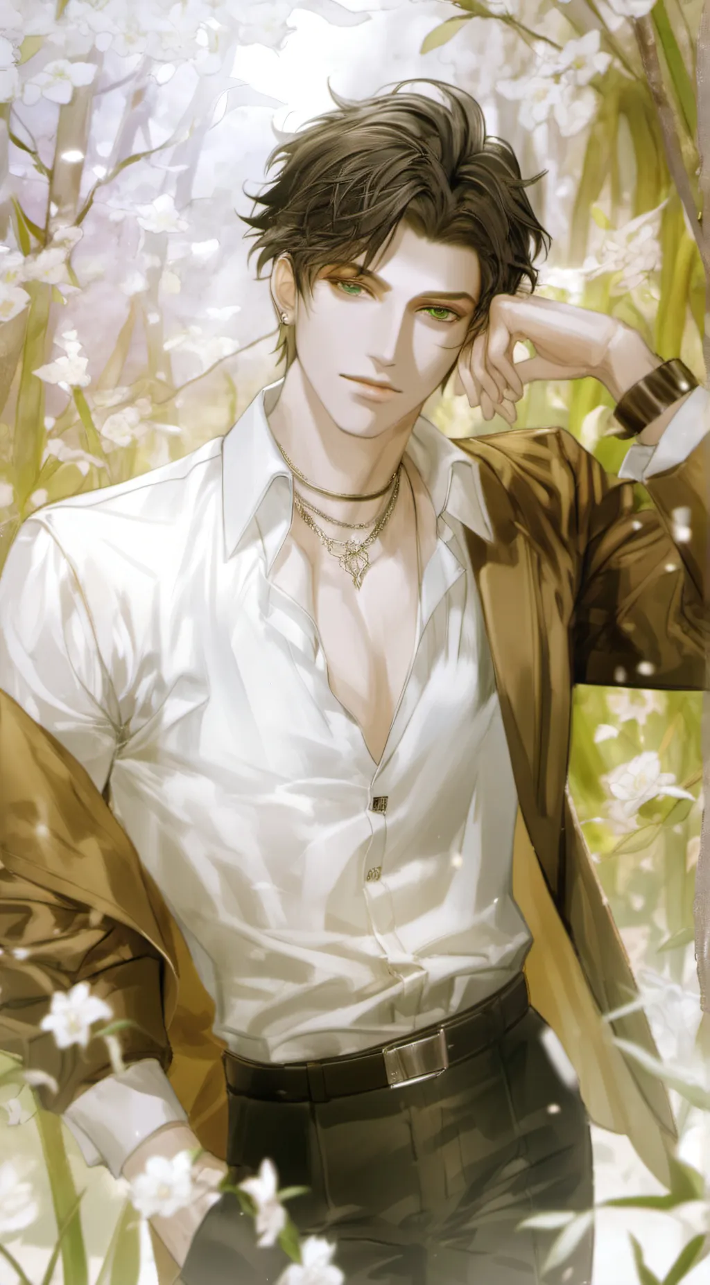 ai character: leo background
