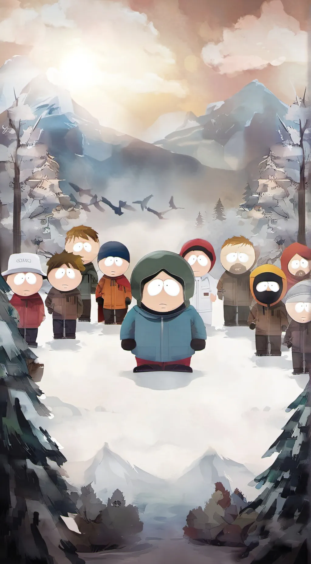 ai character: south park heros background