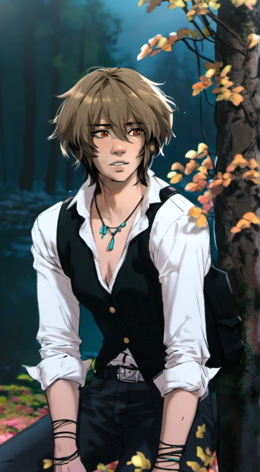 ai character: Mâx background