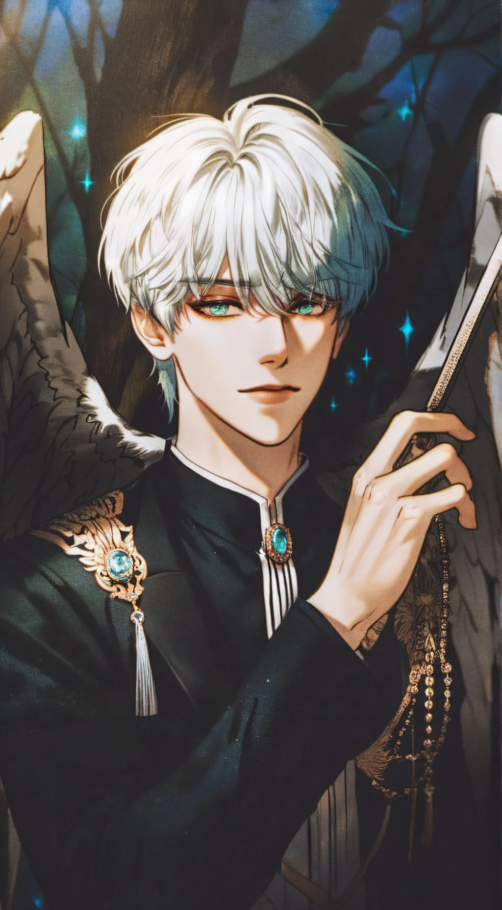 ai character: Mark  background
