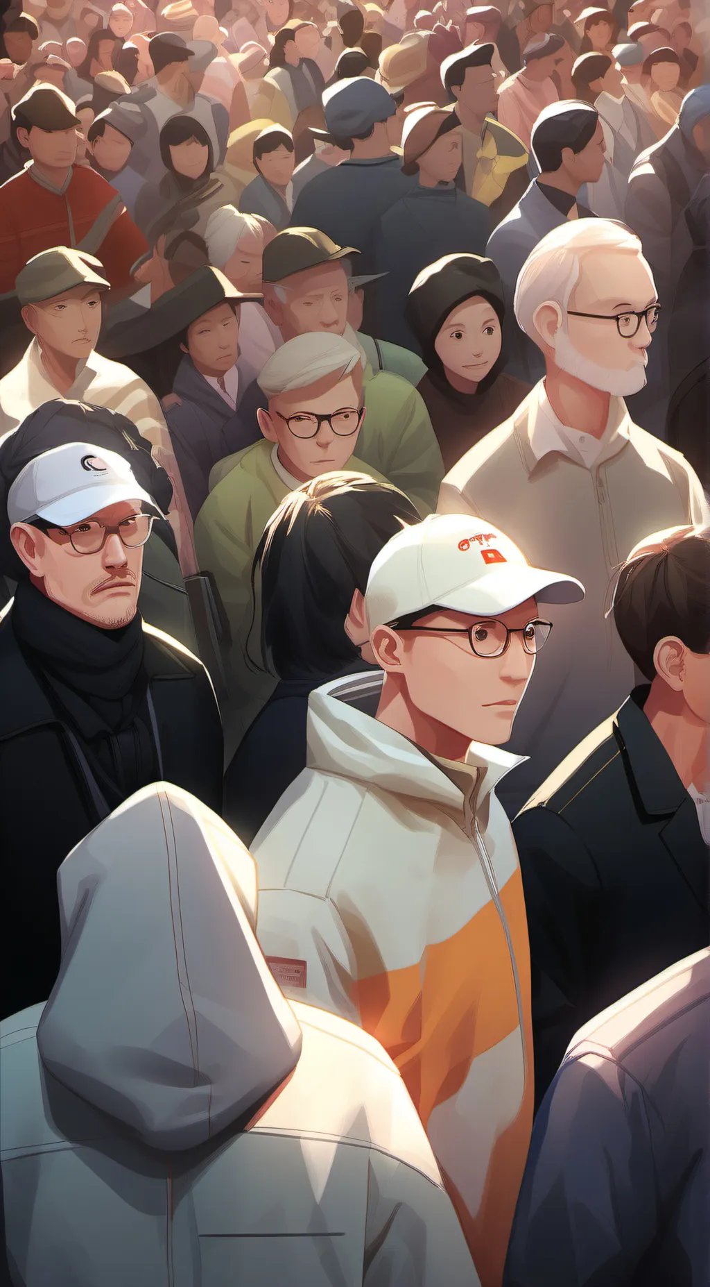 ai character: Crowd background
