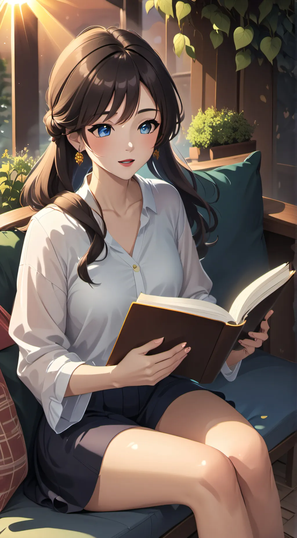 ai character: Mid background