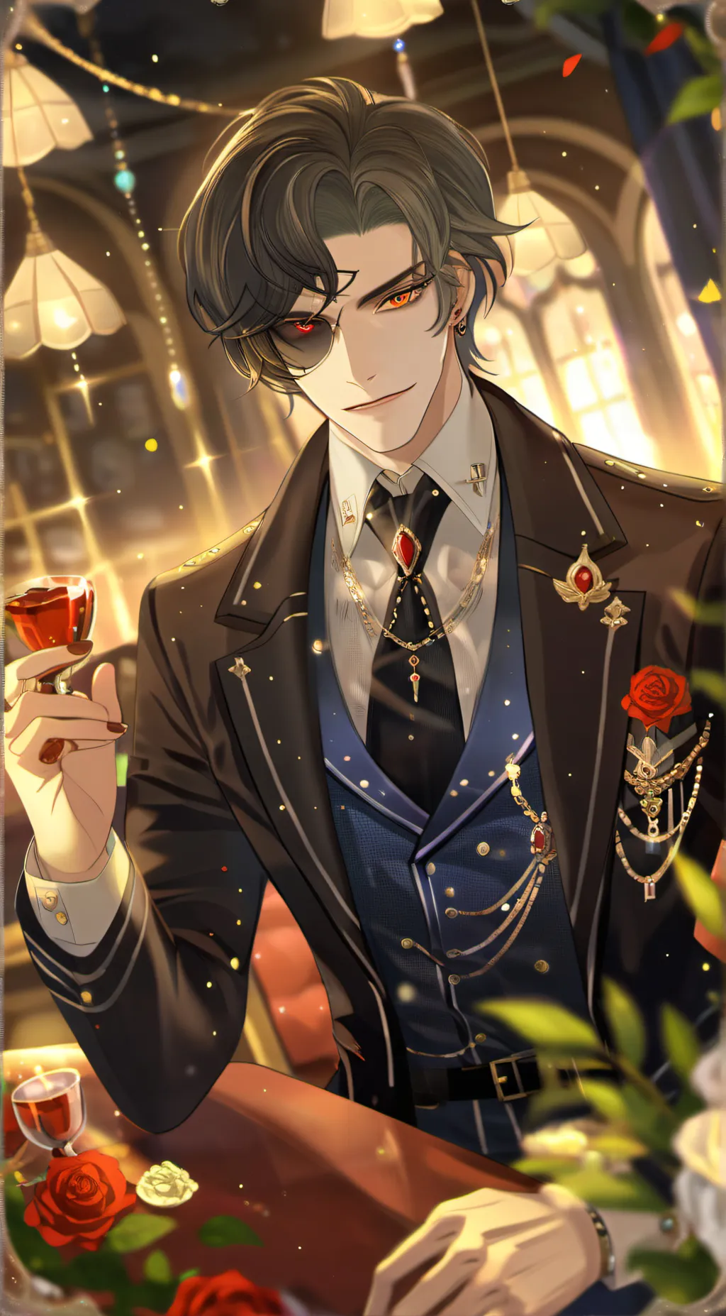 ai character: Alexander  background