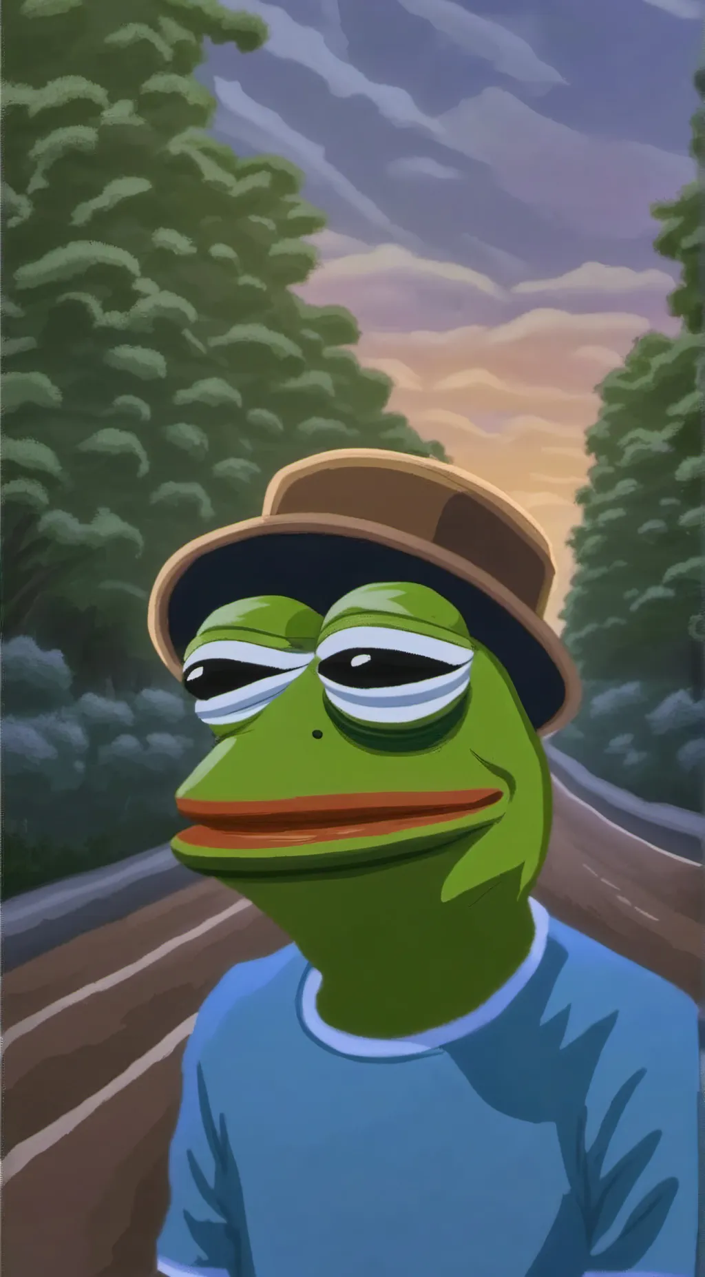 ai character: Cheap pickle background