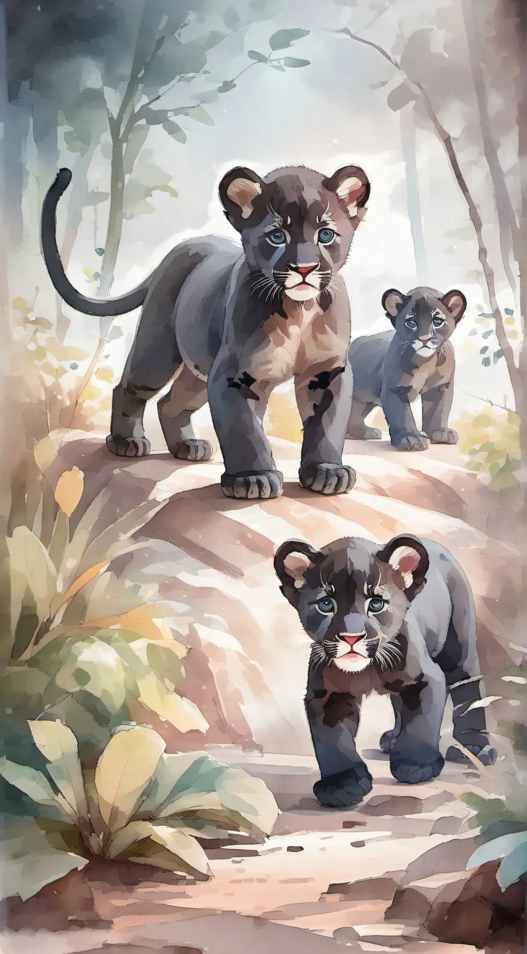 ai character: 3 panthers  background