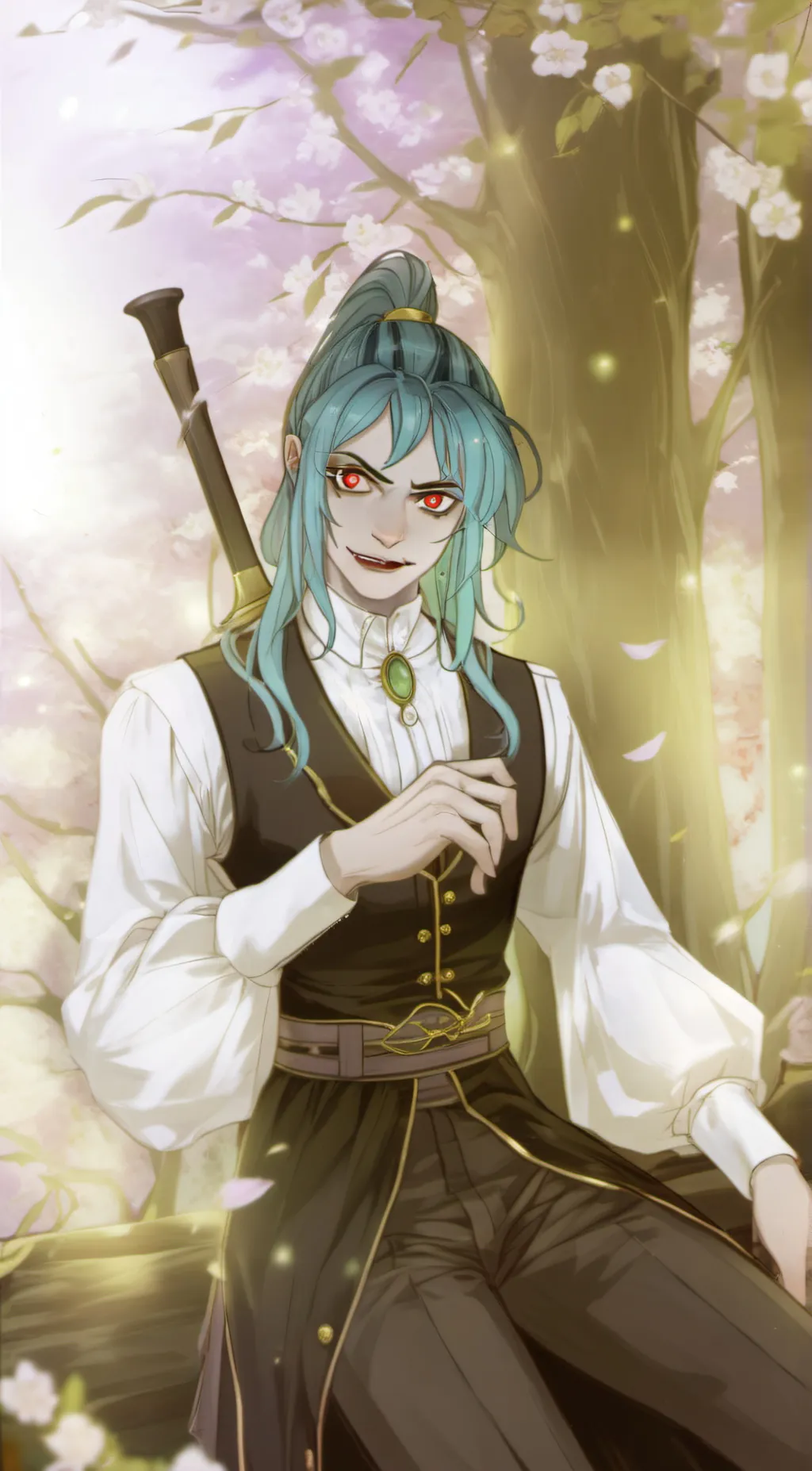 ai character: Candy Pop background