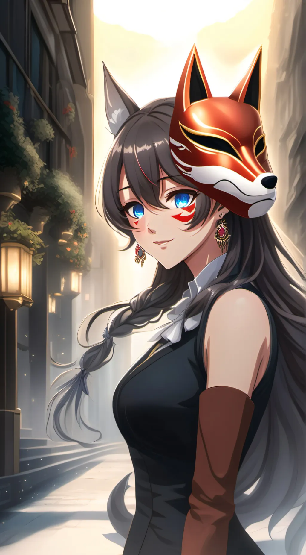 ai character: michelle Afton  background