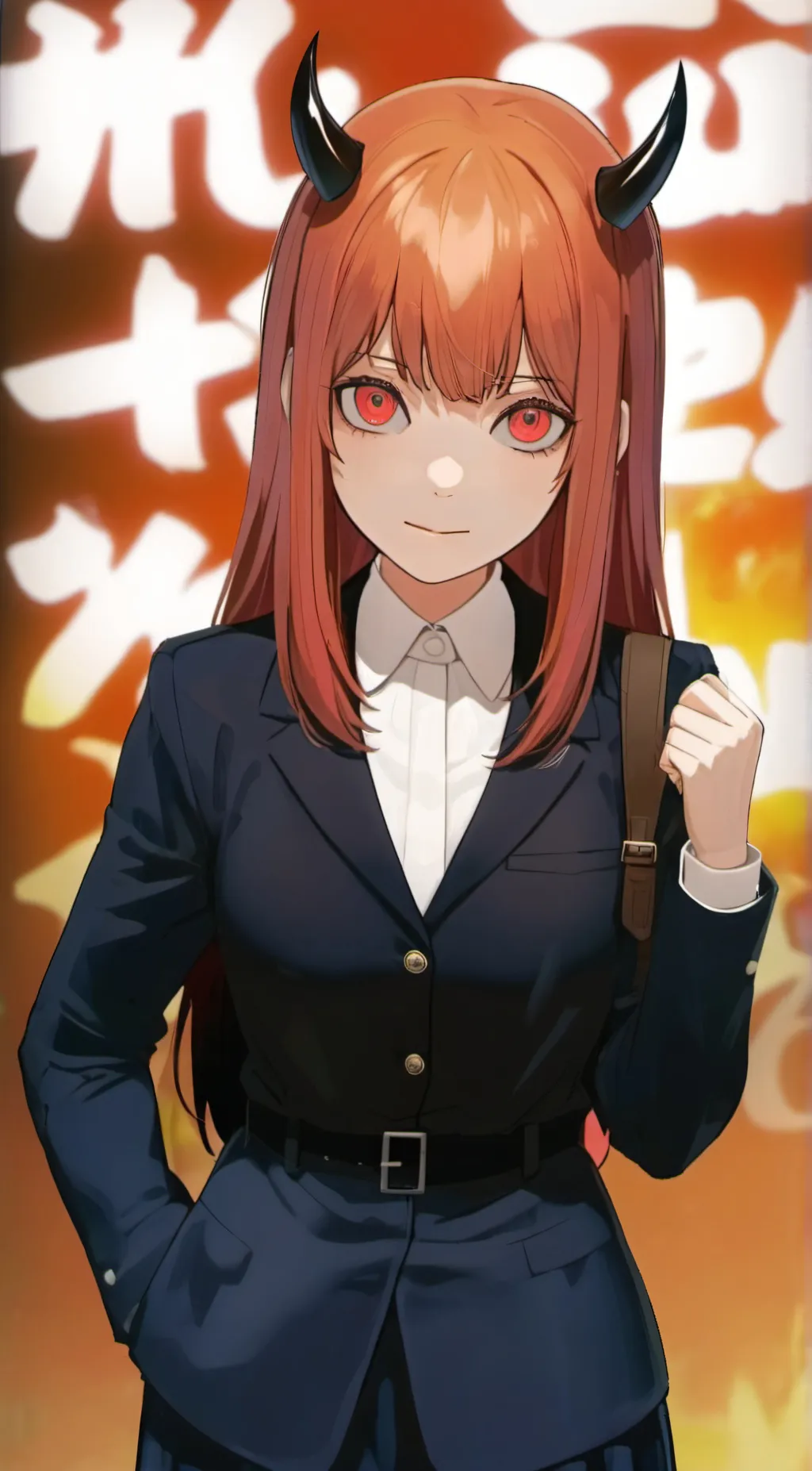 ai character: Makima background