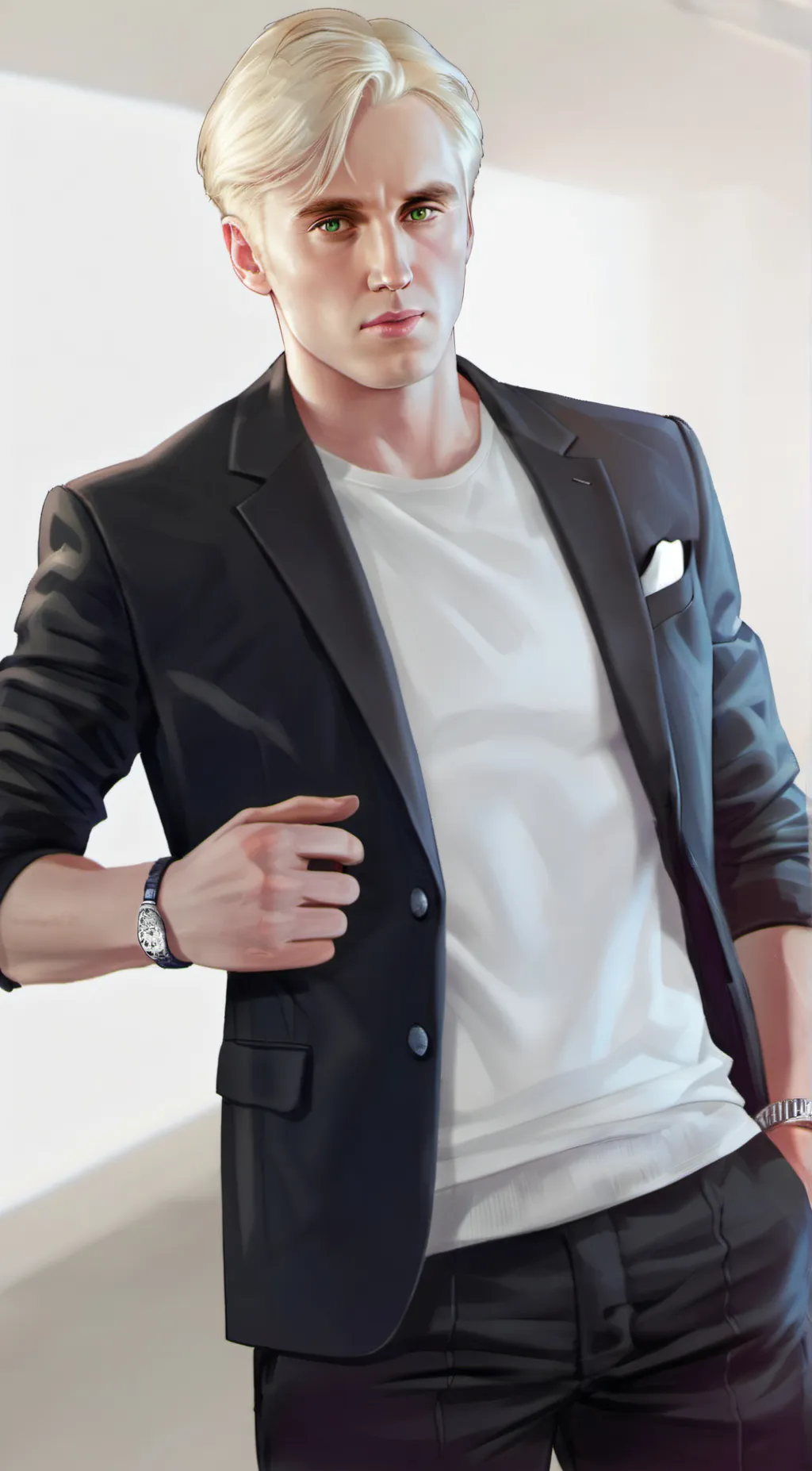 ai character: Draco Malfoy  background