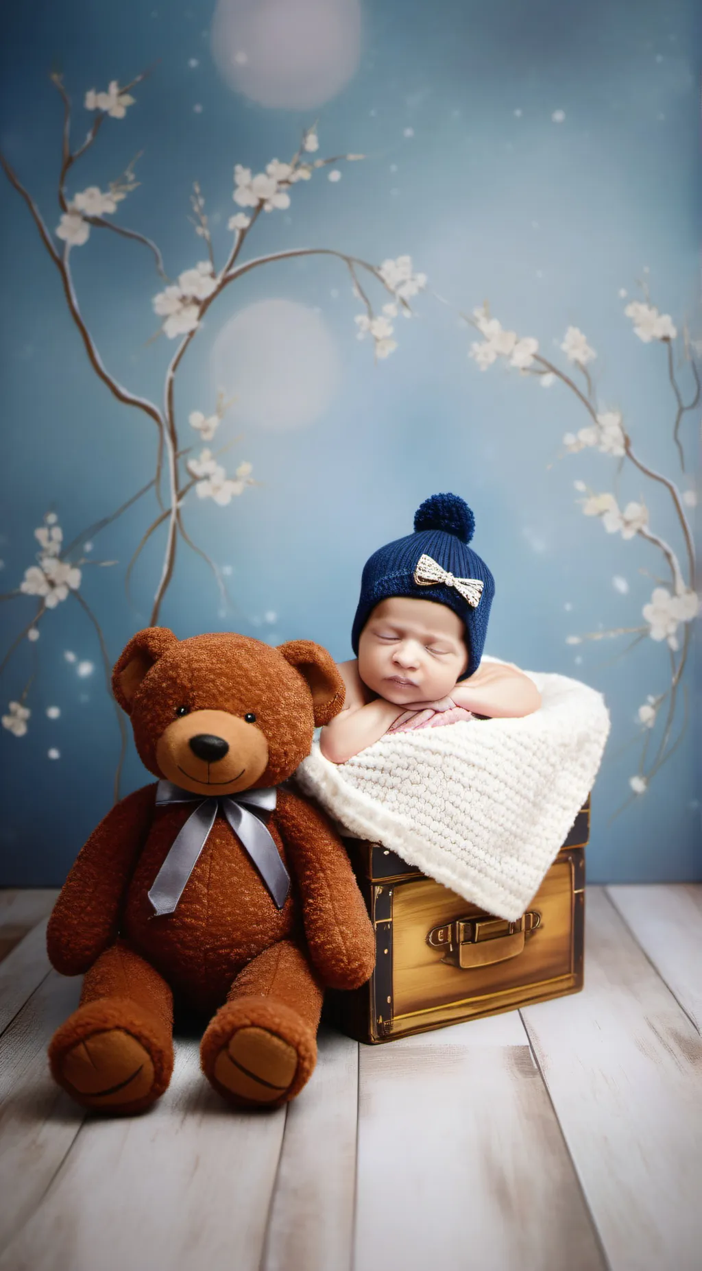 ai character: teddy background