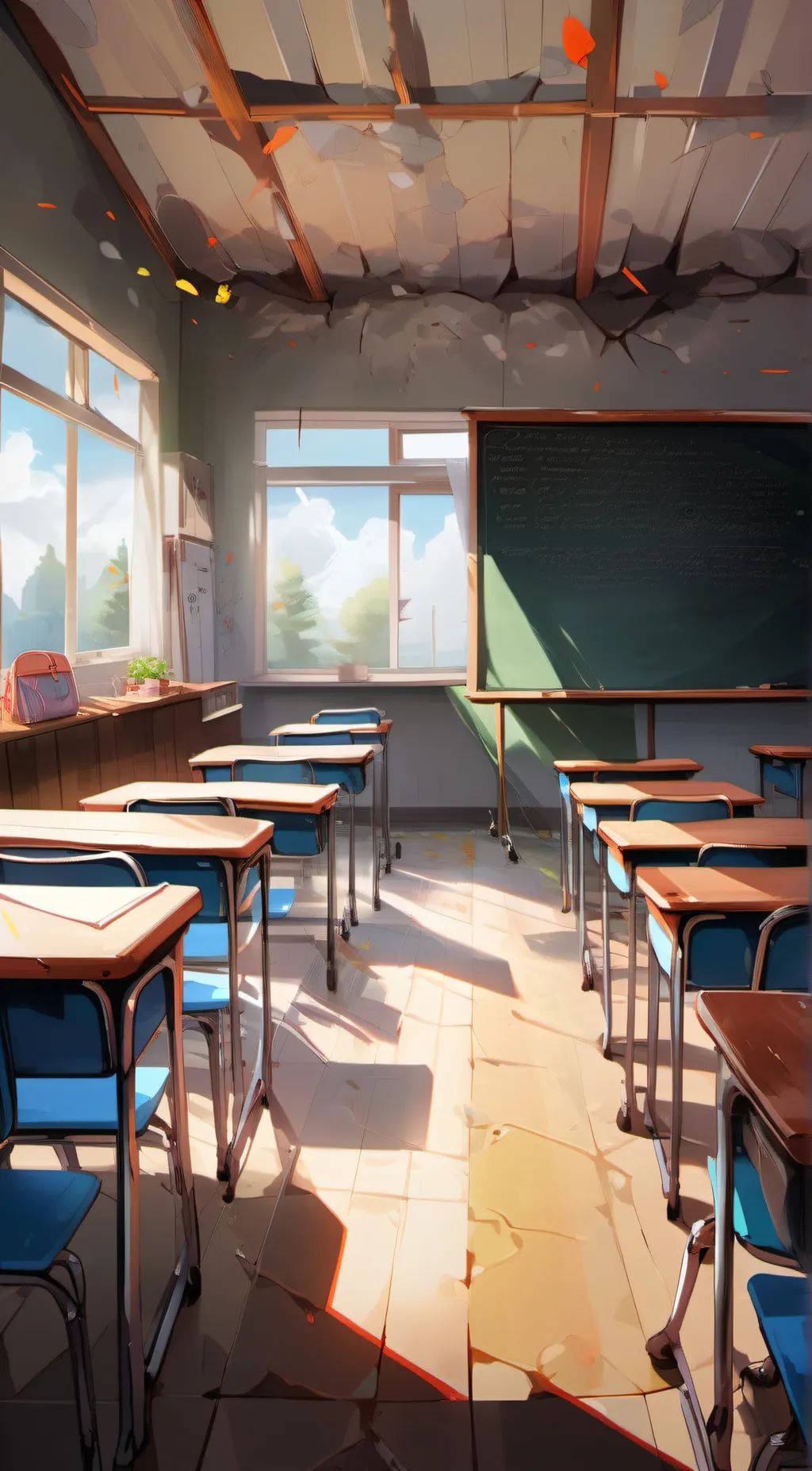 ai character: High School  background