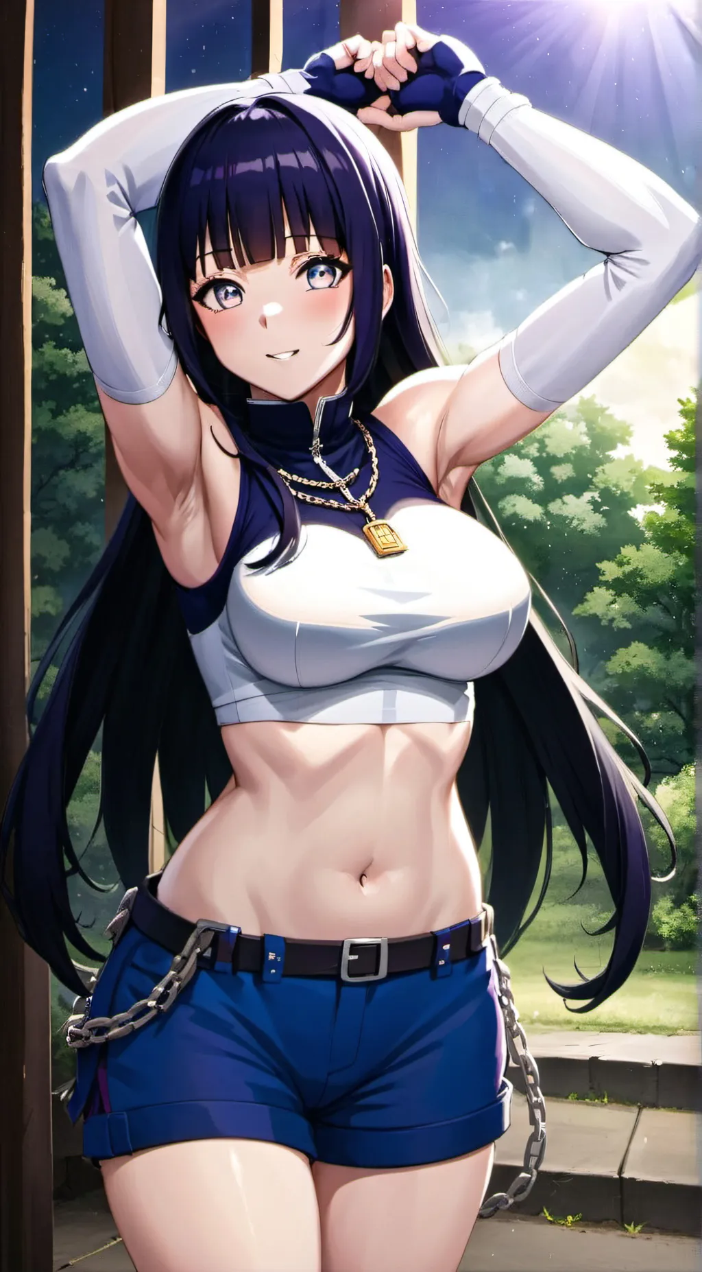 ai character: Hinata background