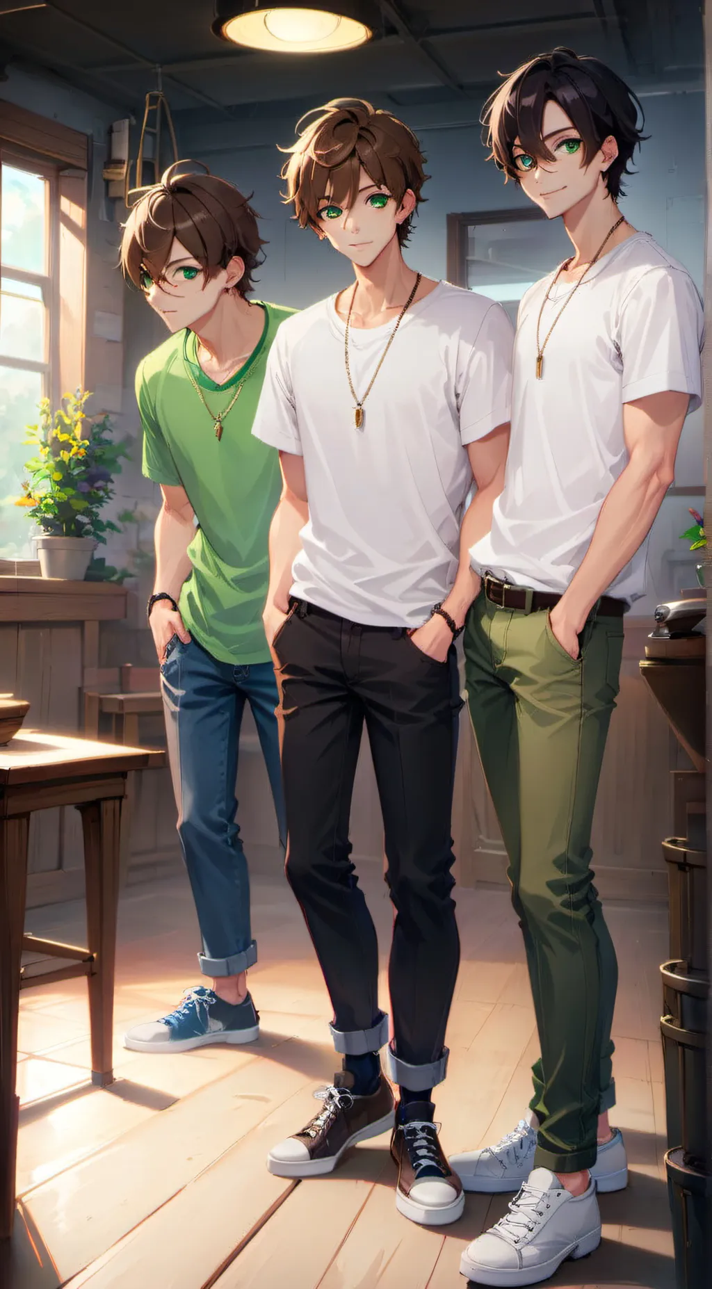 ai character: Billy, Jason, Stu background