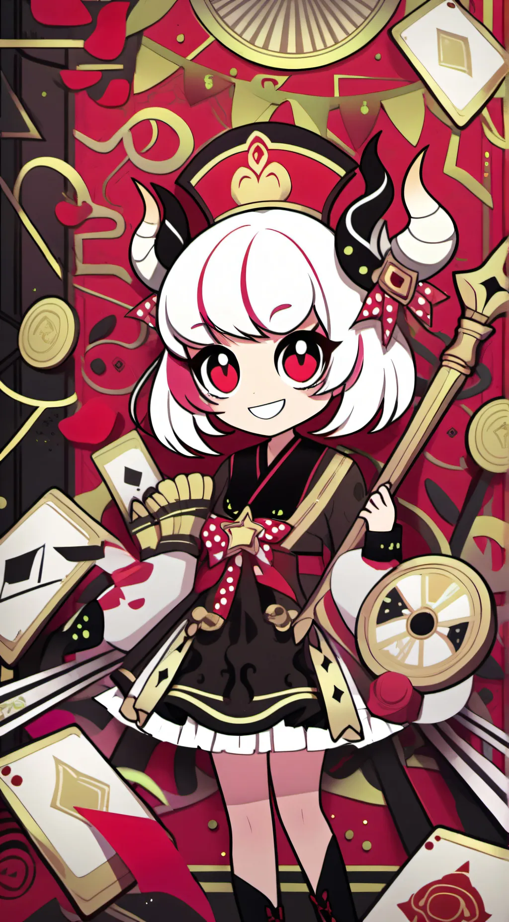 ai character: Hazbin hotel*dorm* background