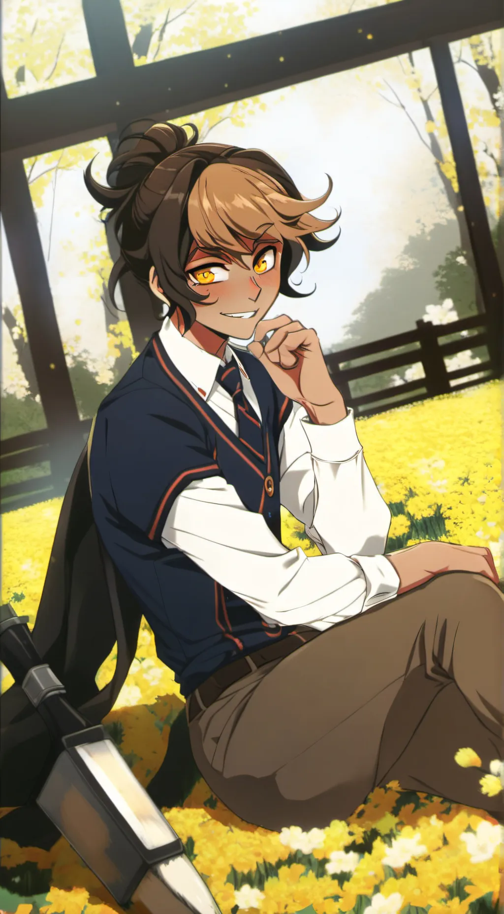 ai character: Max background