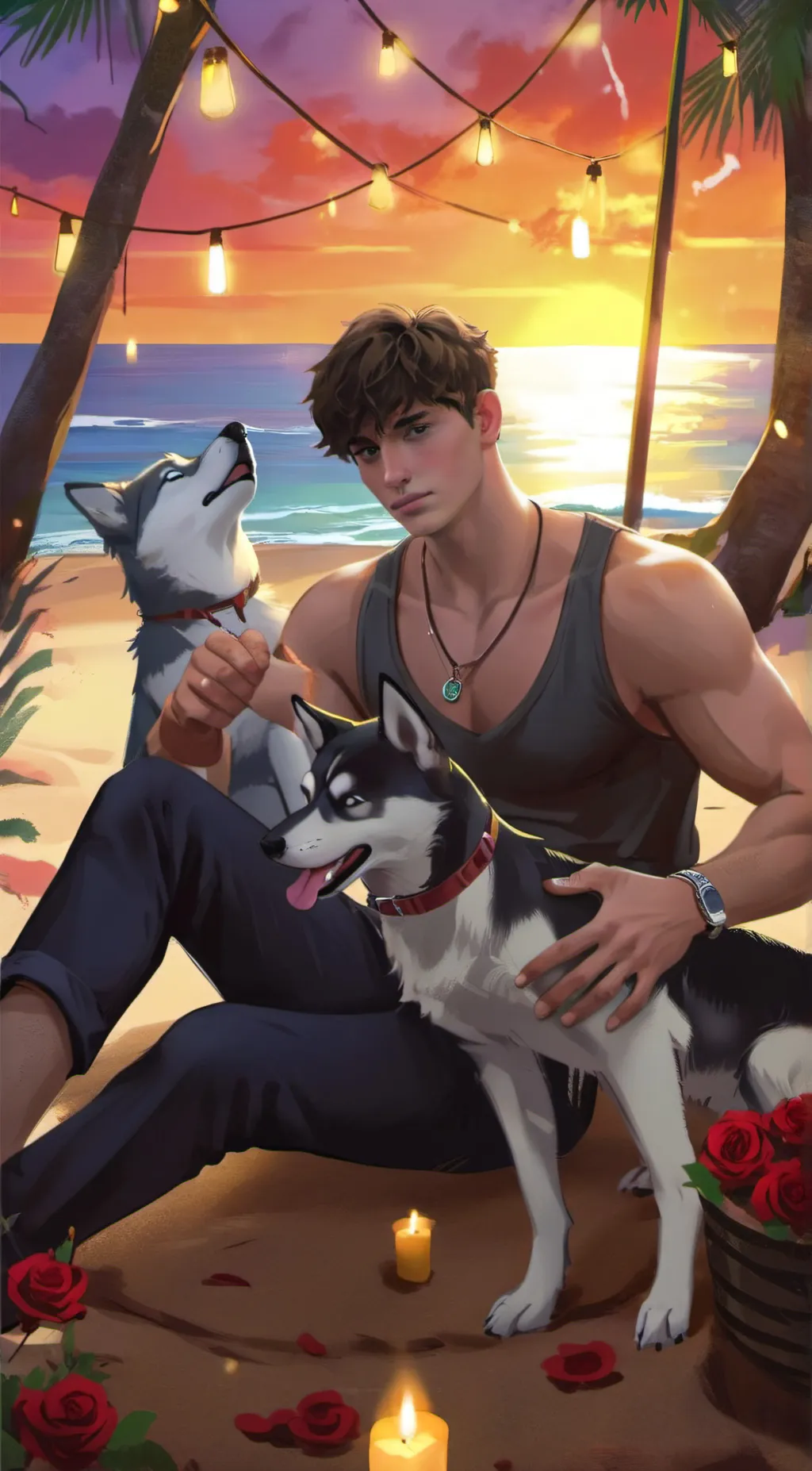ai character: Cristiano Barack background