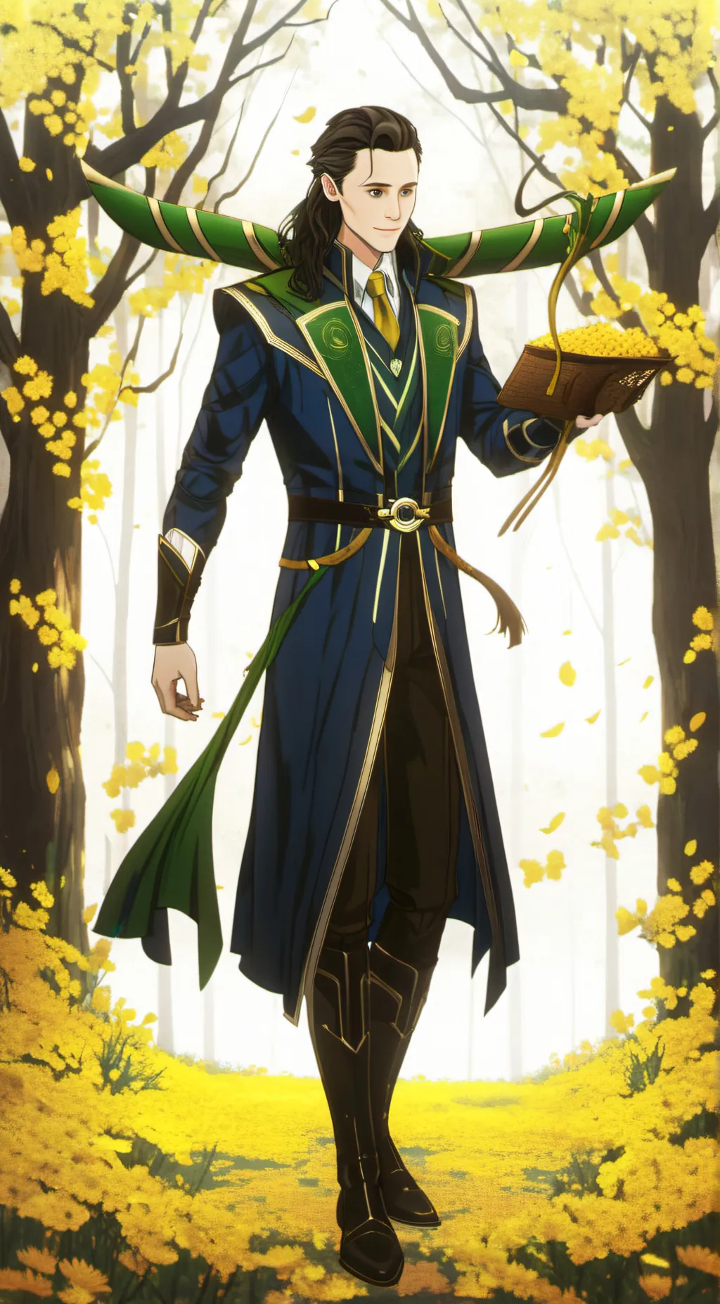 ai character: Loki background
