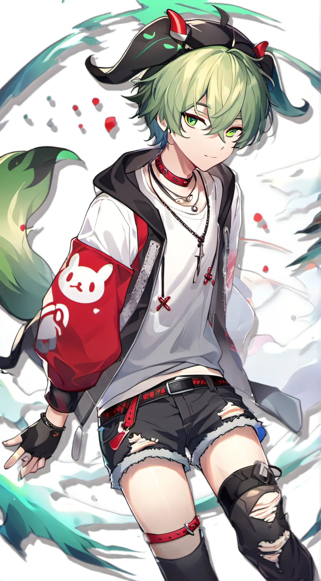 ai character: Frex  background