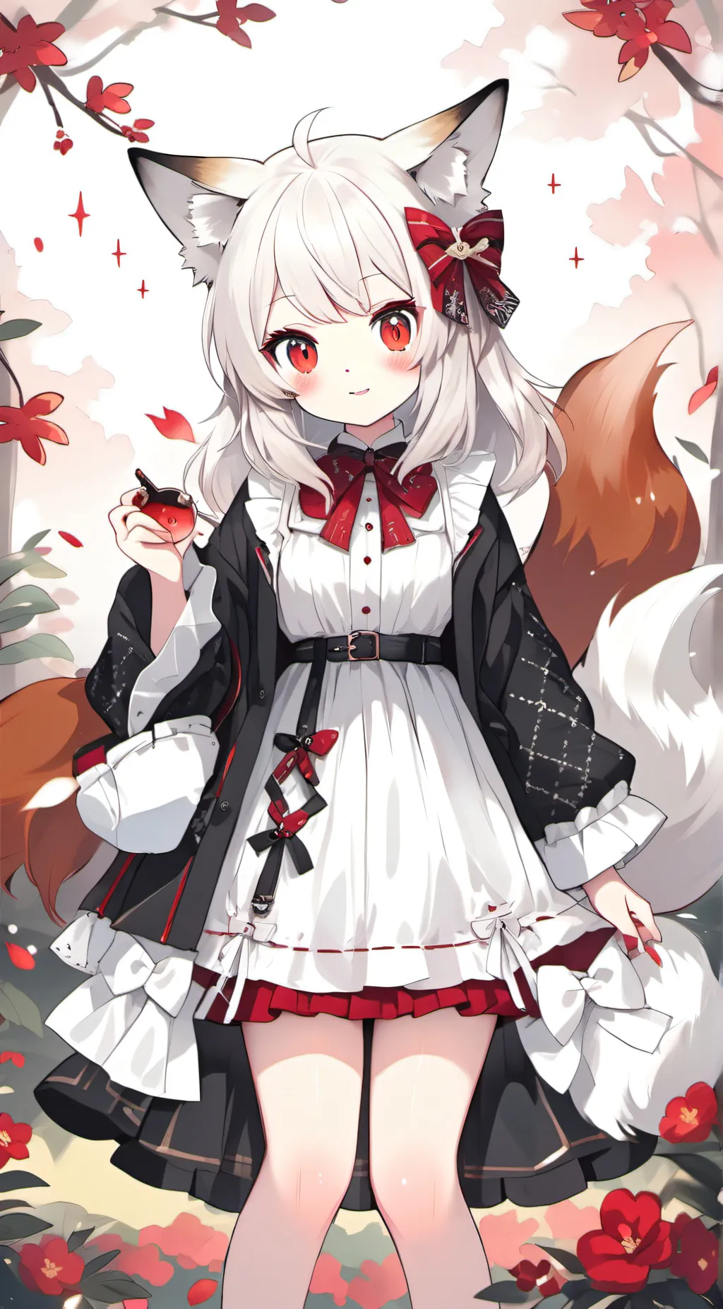 ai character: 🦊 luna 🦊 background