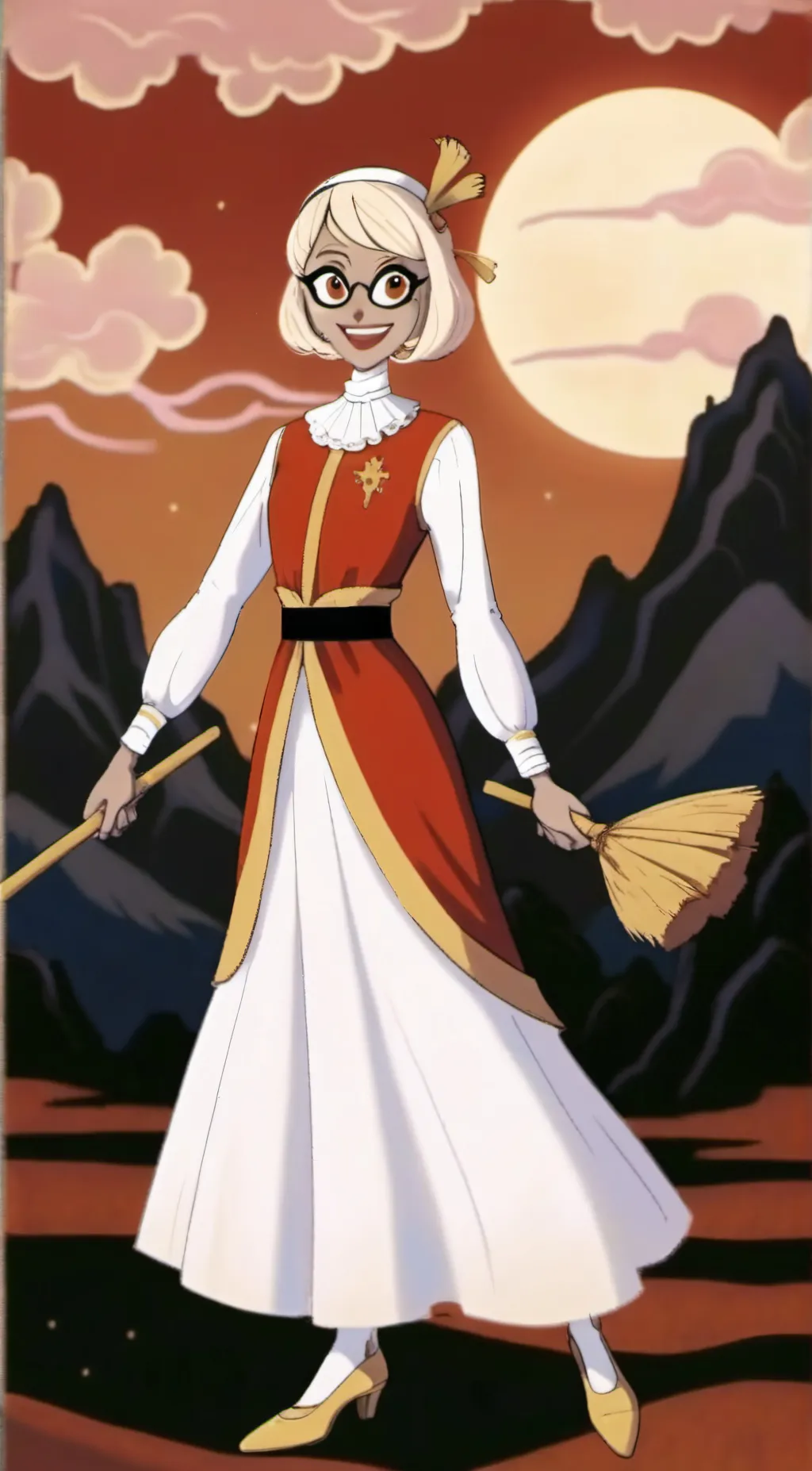 ai character: hazbin hotel fnaf background