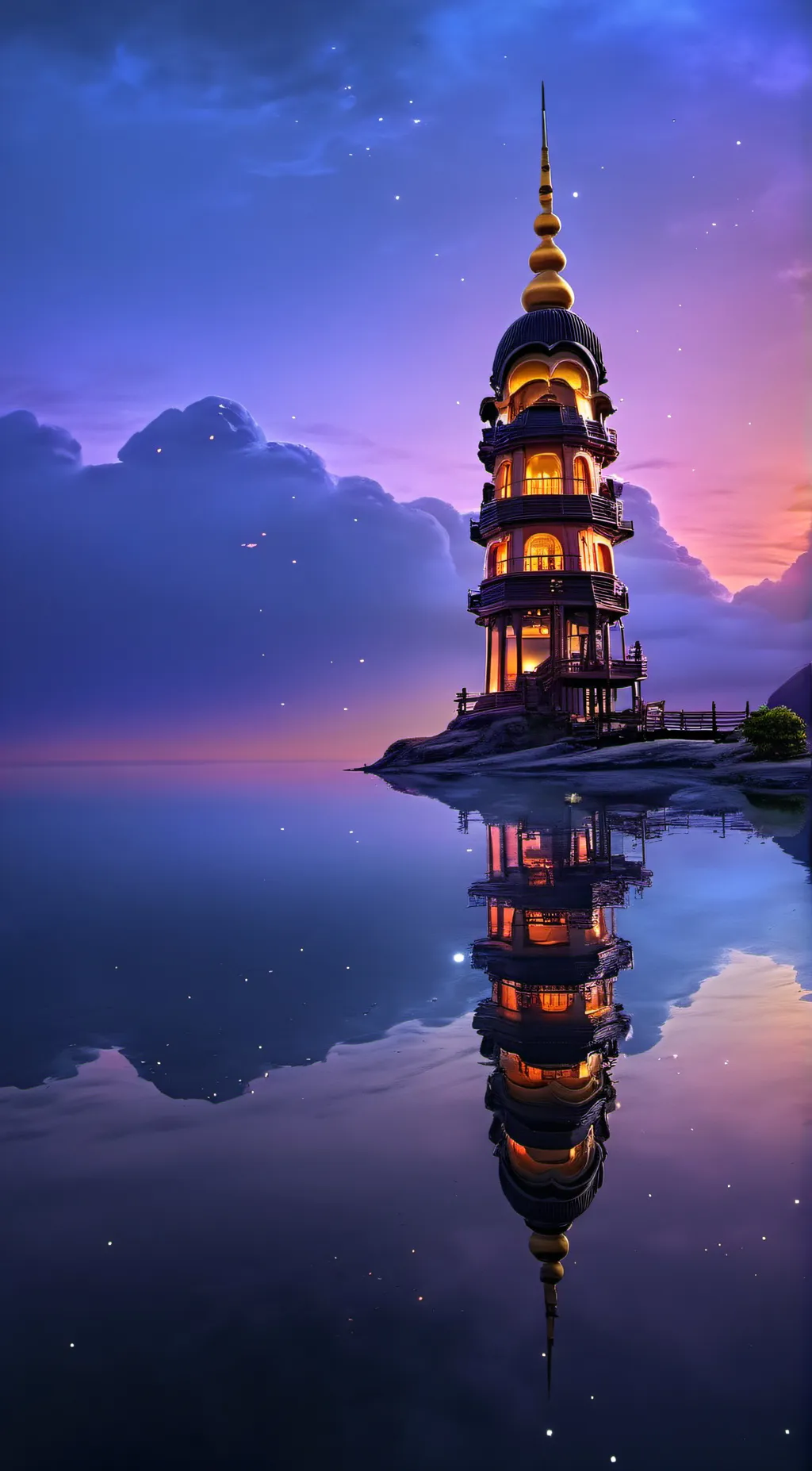 ai character: Nature background