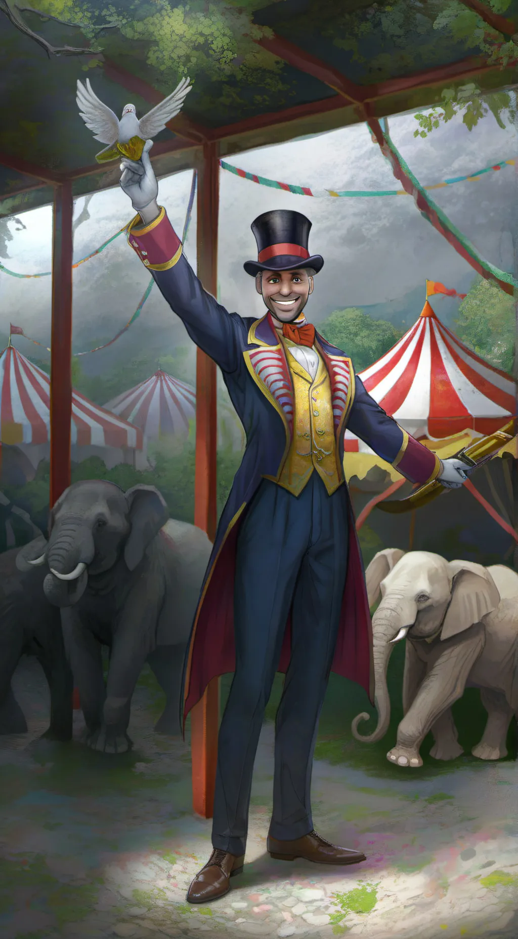 ai character: TADC War Version background
