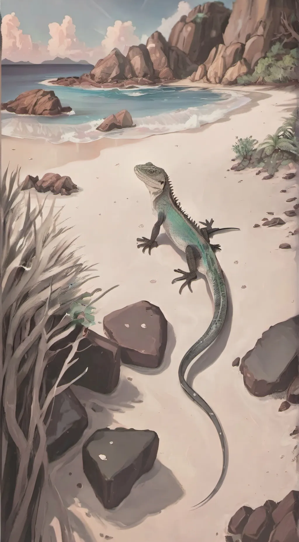ai character: Lizard Island background